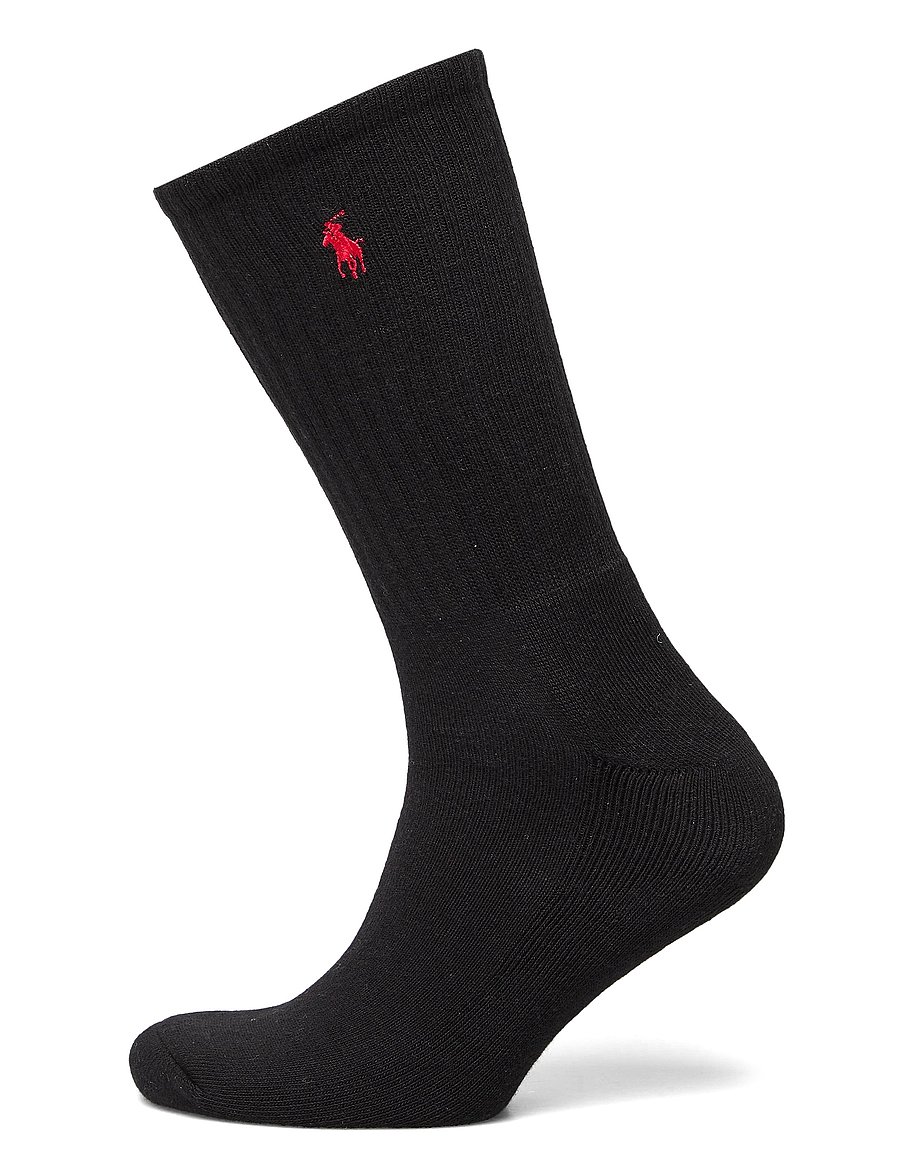 Polo Ralph Lauren - COTTON-6 COTTN CREW-CRW-6PK - klassikalised sokid - blk/red/nvy/char - 5