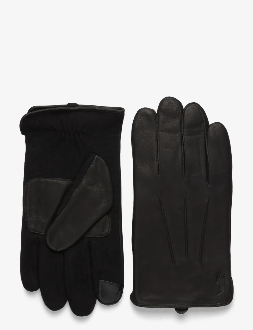 Polo Ralph Lauren - Sheepskin Touch Screen Gloves - handskar & vantar - black - 0