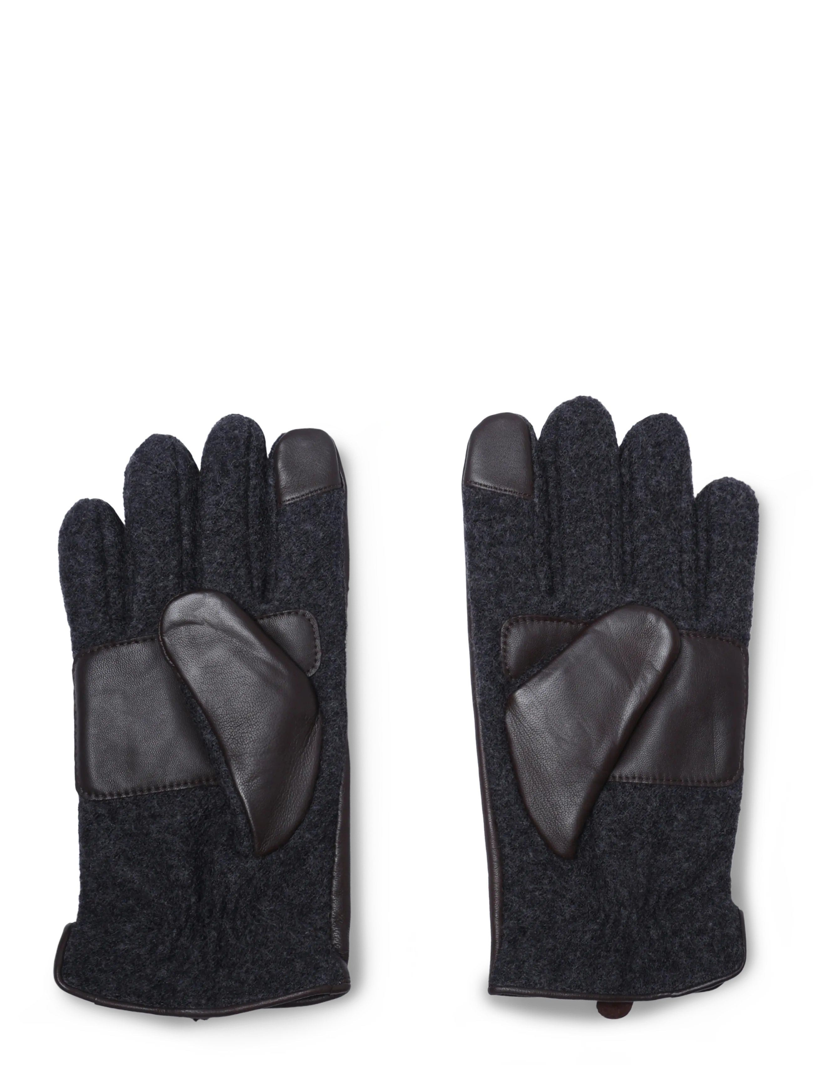 Polo Ralph Lauren - LEATHER-HYBRID GLOVE-GLV - shop efter anledning - dark brown - 1