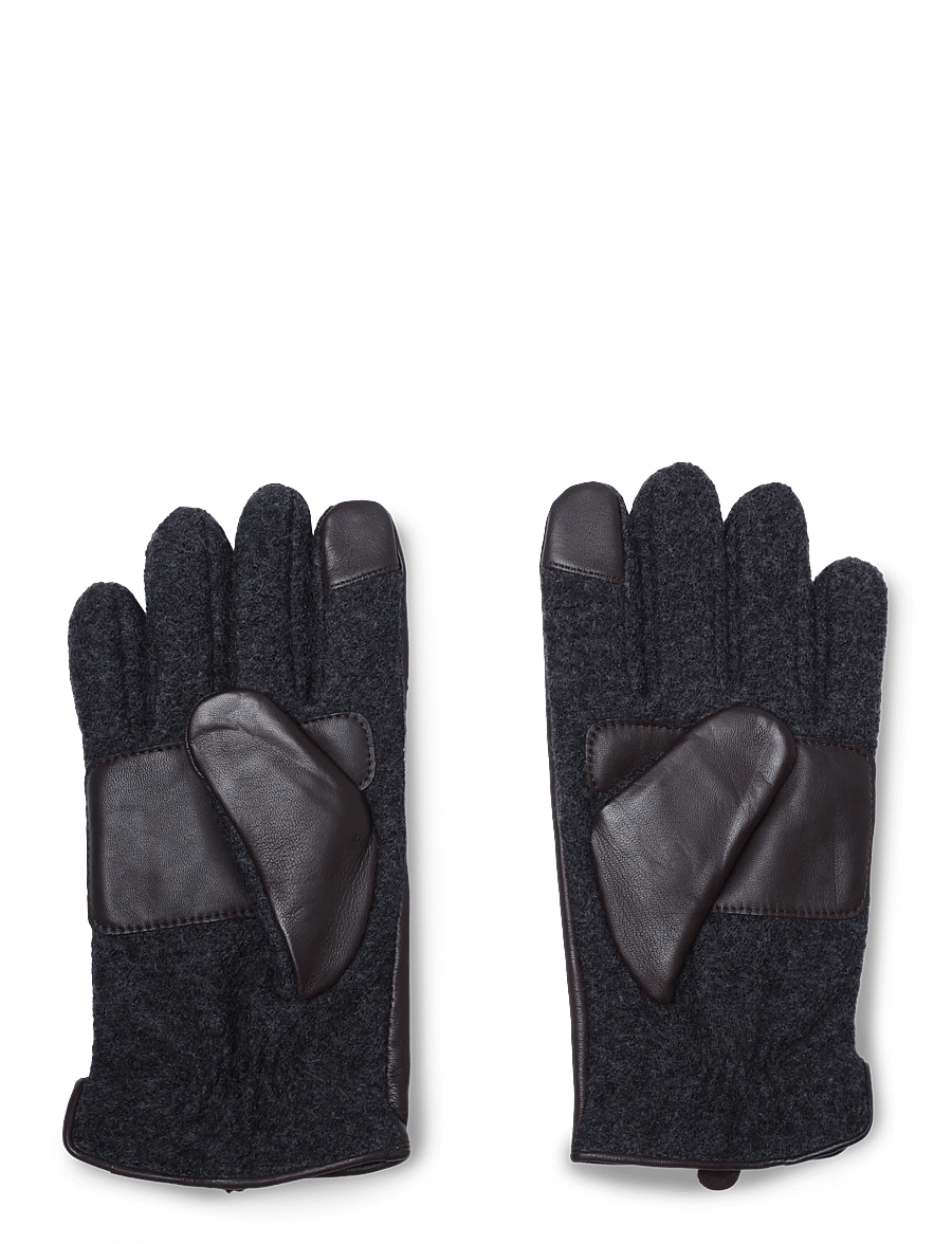 Polo Ralph Lauren - LEATHER-HYBRID GLOVE-GLV - shop efter anledning - dark brown - 1