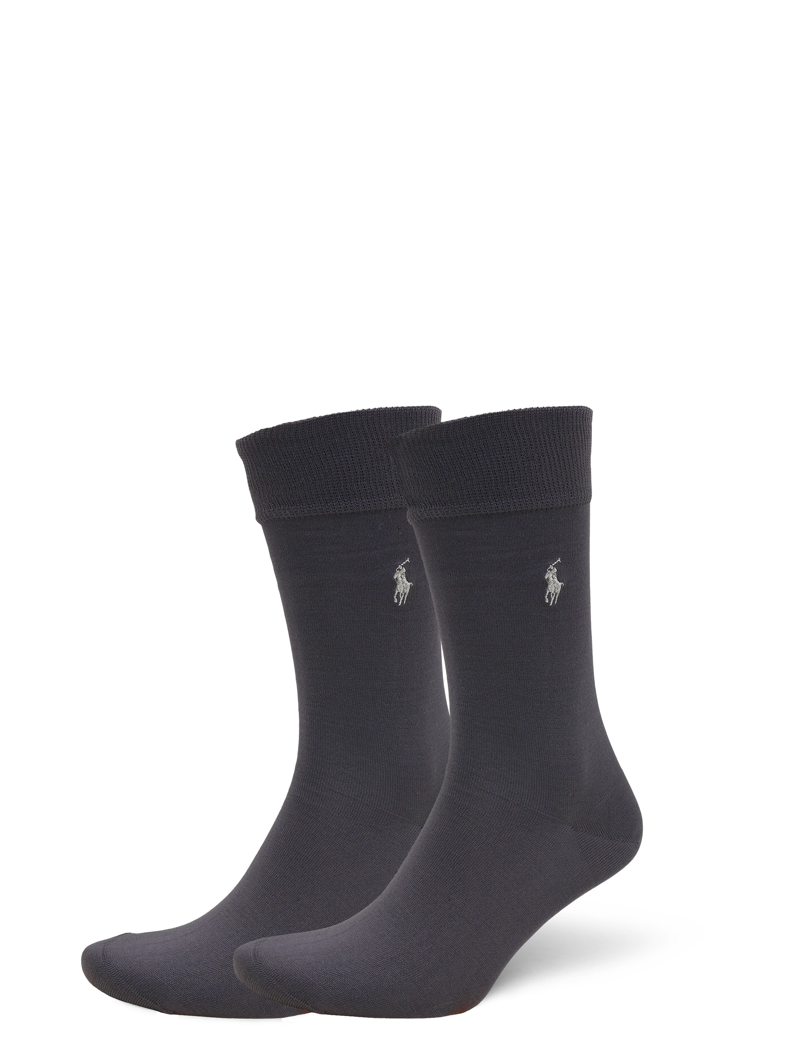 Polo Ralph Lauren MERCERIZED COTTON-MERCERIZED-CRW-2P - Nach Stil kaufen - DARK GREY / grey