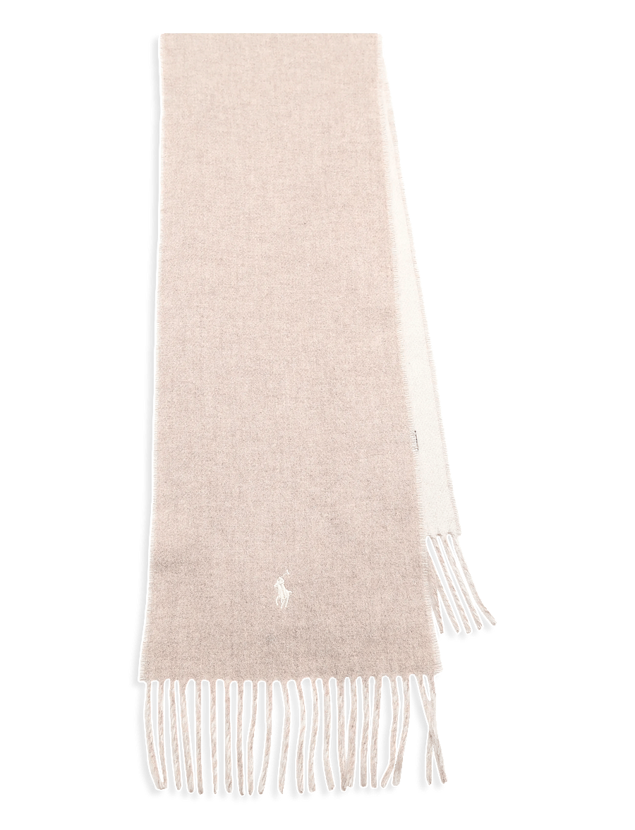 Polo Ralph Lauren - VIRGIN WOOL BLEND-CLASSIC REVRSBL S - halstørklæder - taupe/winter crea - 0