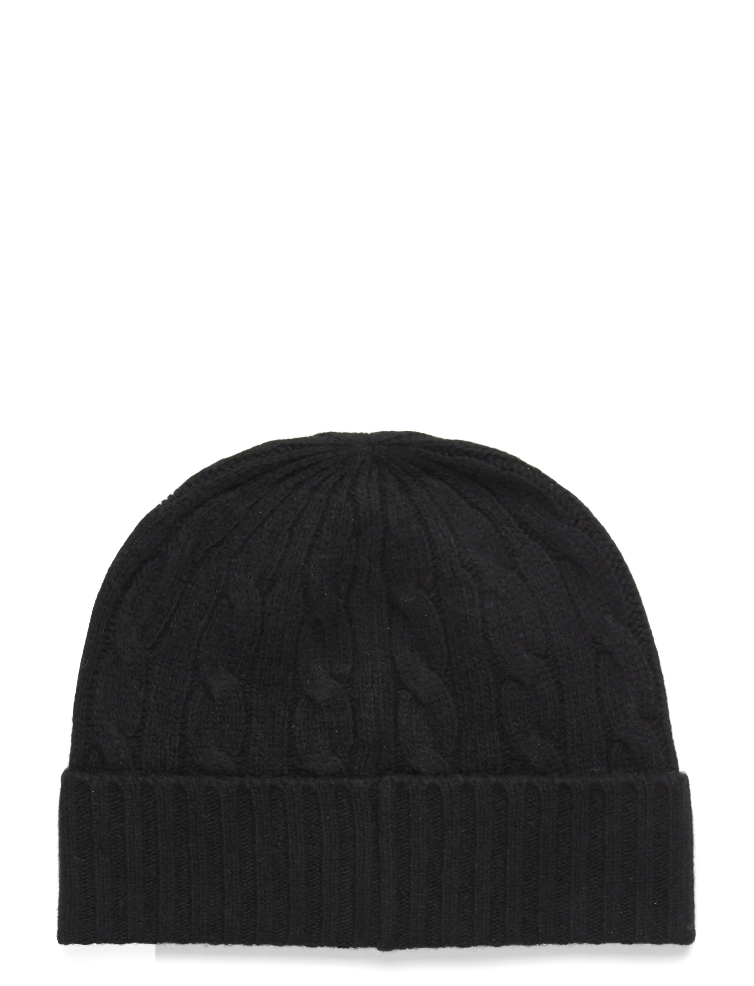 Polo Ralph Lauren - Cable-Knit Merino Wool–Blend Beanie - polo black - 1