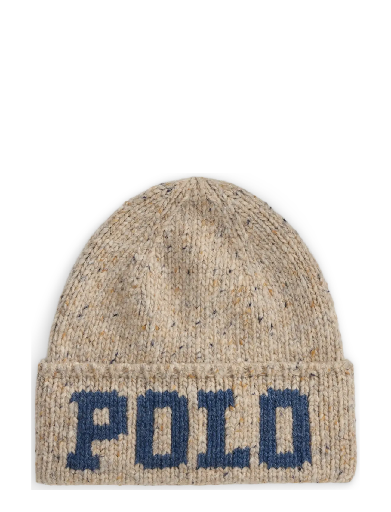 Polo Ralph Lauren Intarsia-Knit Merino-Wool-Blend Beanie - Czapki i Kapelusze - EXPEDITION DUNE H / beige