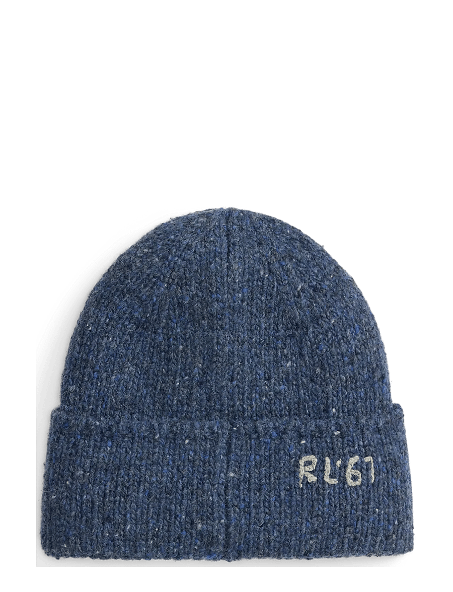 Polo Ralph Lauren - WOOL-KNIT TWEED POLO BEAN - rustic navy - 1
