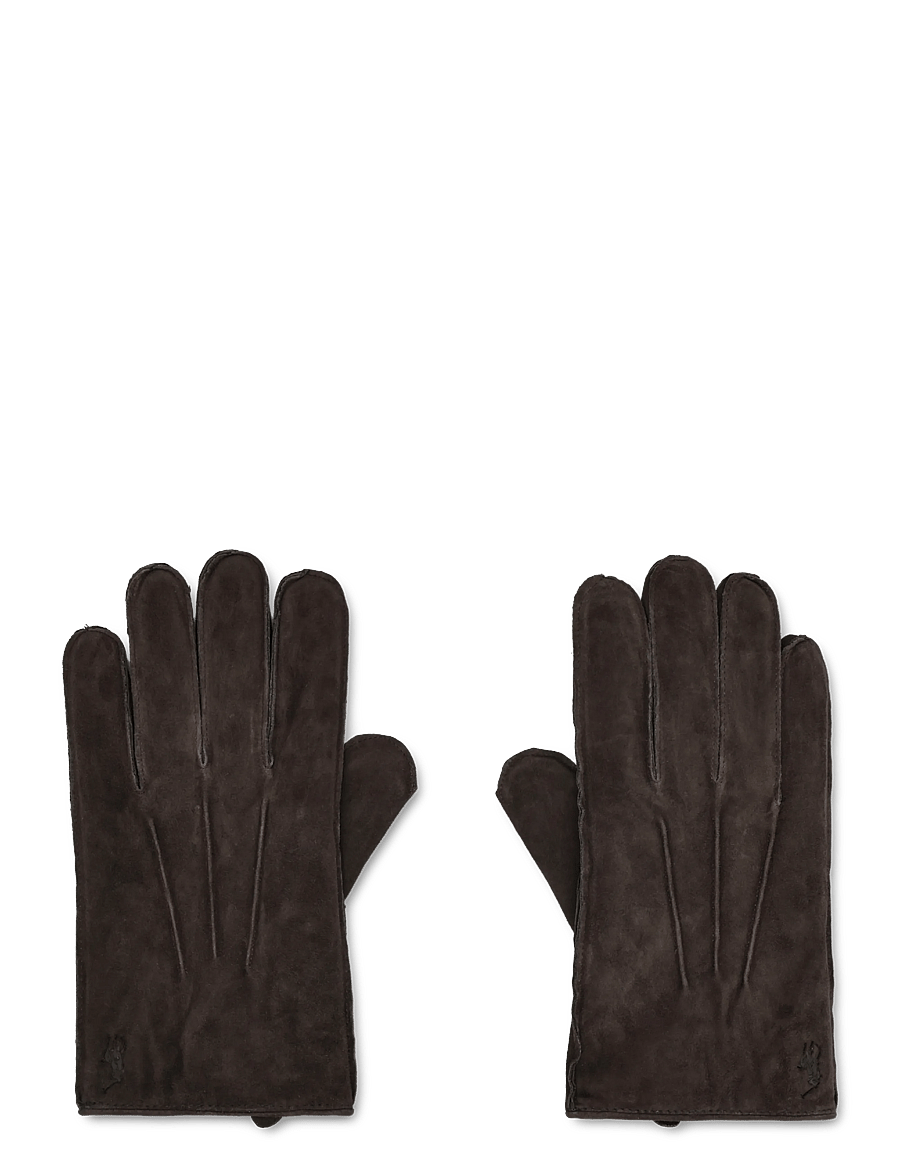 Polo Ralph Lauren - LEATHER-EVERYDAY SUEDE GLOVE - osta olukorra järgi - dark brown - 0