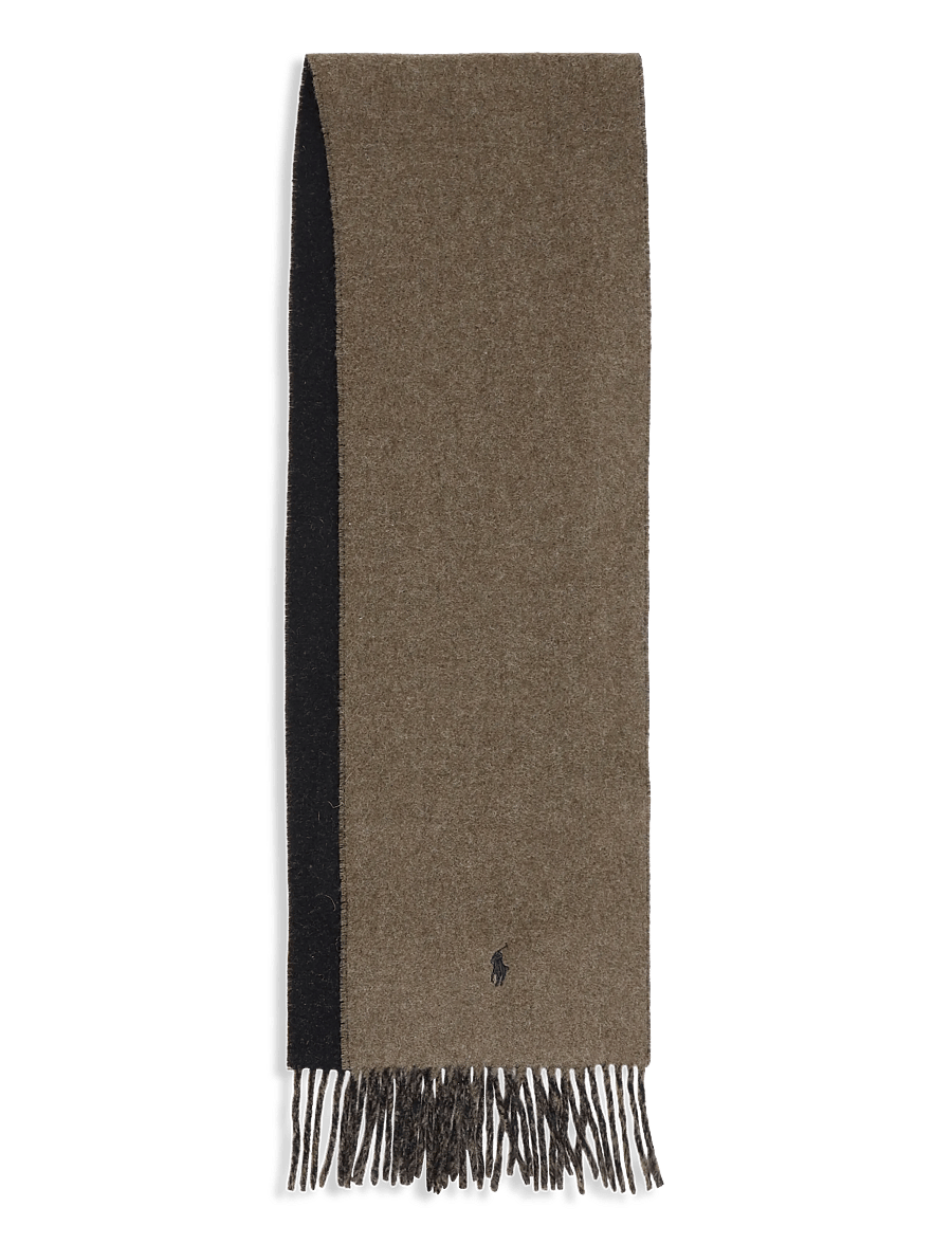 Polo Ralph Lauren - WOOL BLEND-CLSSC RVRSBL-SCF - winterschals - ranger green/polo - 0