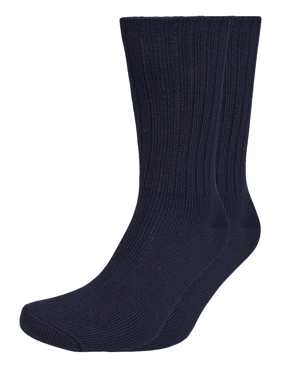 Polo Ralph Lauren - BCI COMBED COTTON-EMBRDRD BR C-CRW- - klasiskās zeķes - navy - 0