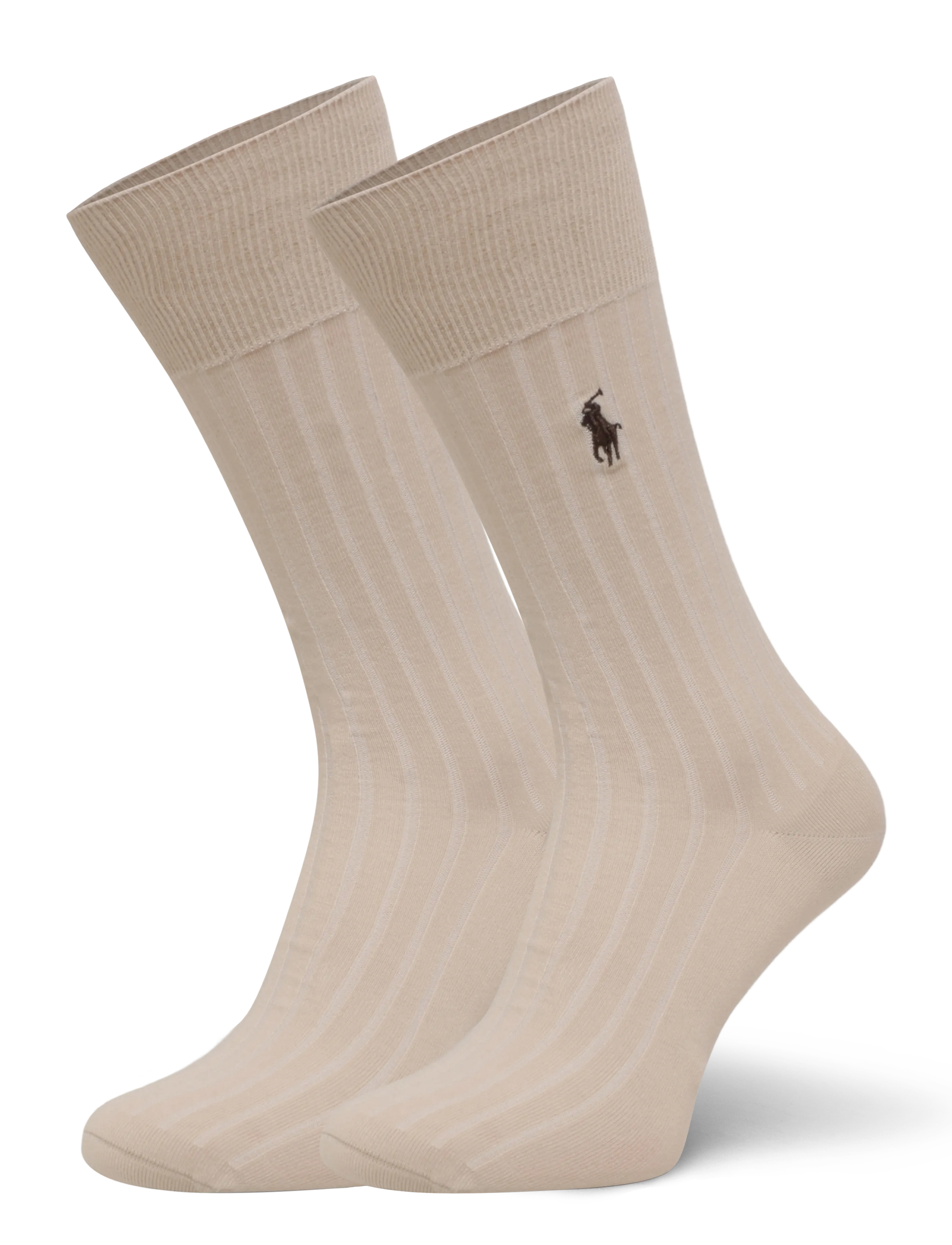 Polo Ralph Lauren EGYPTIAN COTTON-EGYPTIAN RIB-CRW-2P - Inspiration - STONE / beige