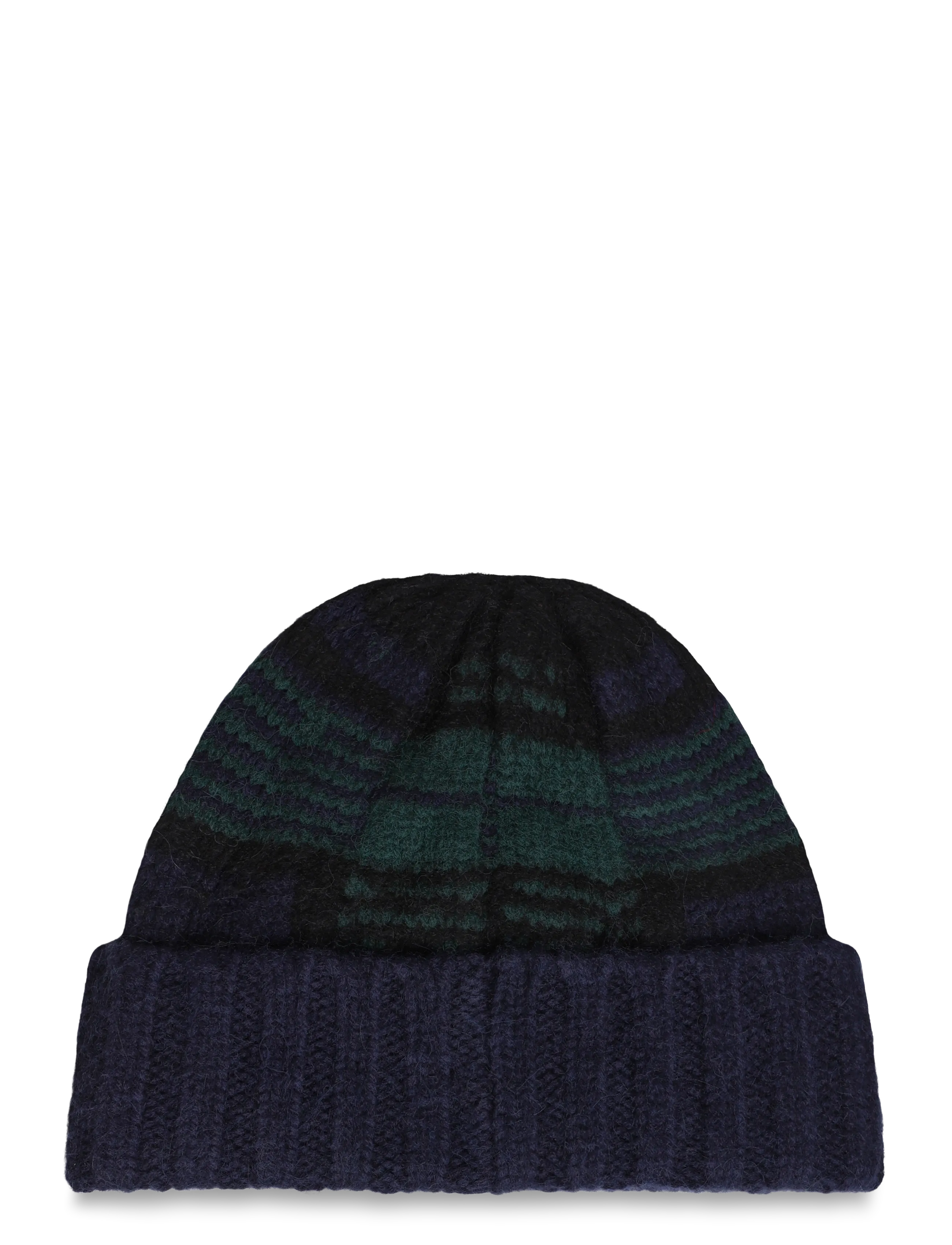 Polo Ralph Lauren - Plaid Brushed Wool-Blend Beanie - nach anlass kaufen - blackwatch - 1
