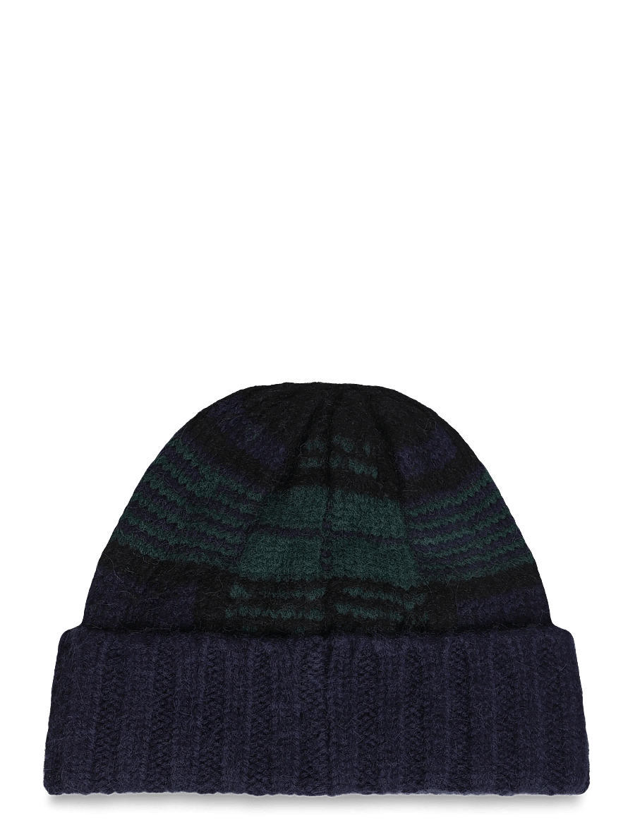 Polo Ralph Lauren - Plaid Brushed Wool-Blend Beanie - nach anlass kaufen - blackwatch - 1