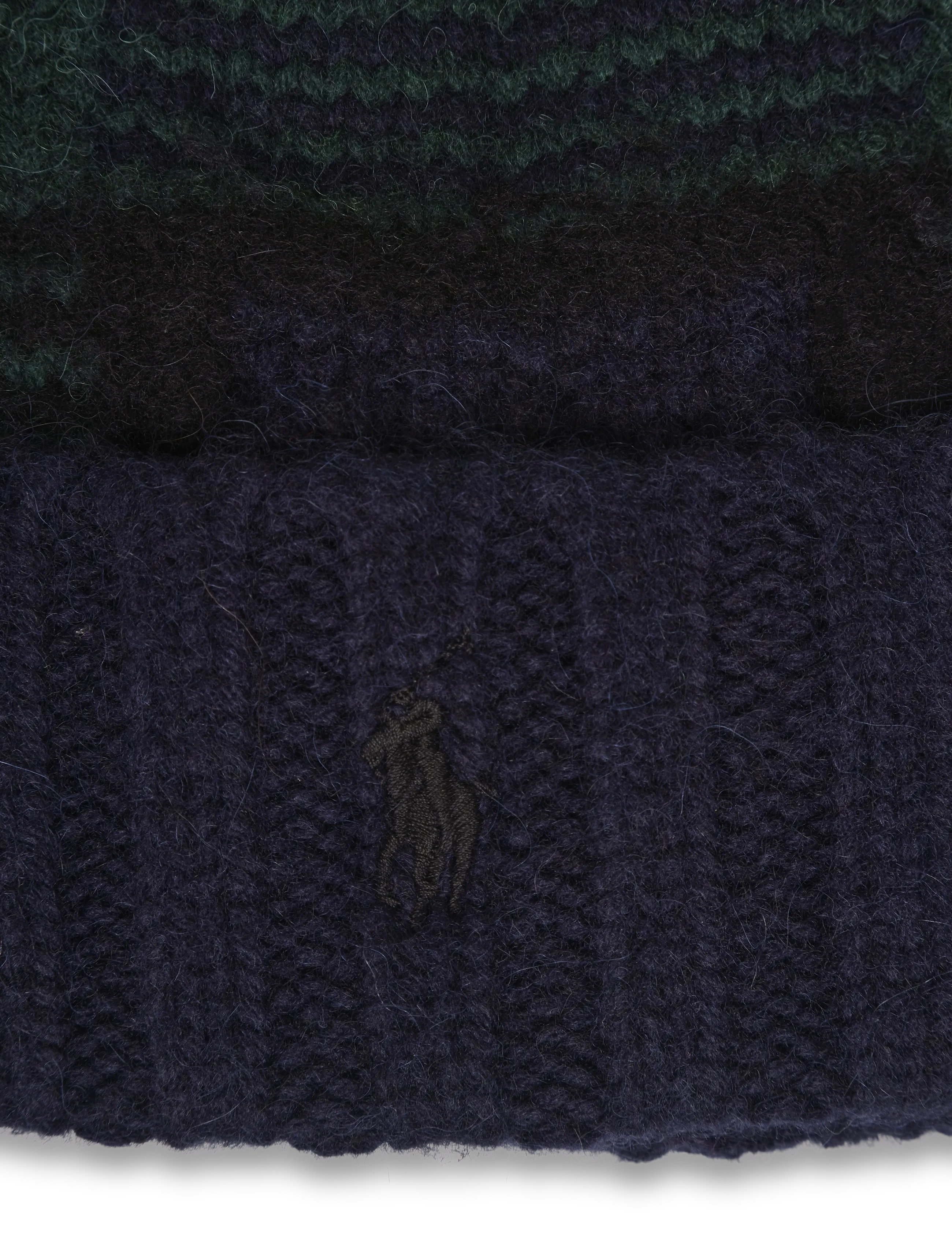 Polo Ralph Lauren - Plaid Brushed Wool-Blend Beanie - nach anlass kaufen - blackwatch - 2