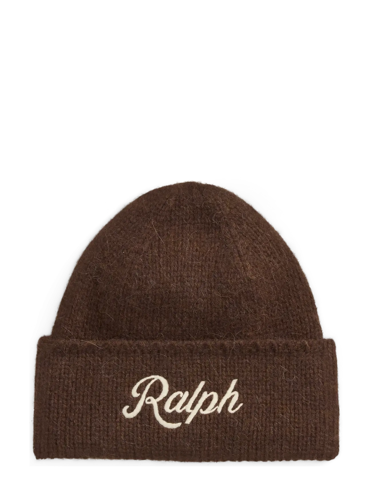 Polo Ralph Lauren The Ralph Logo Wool-Alpaca Beanie - Czapki i Kapelusze - COOPER BROWN / brown