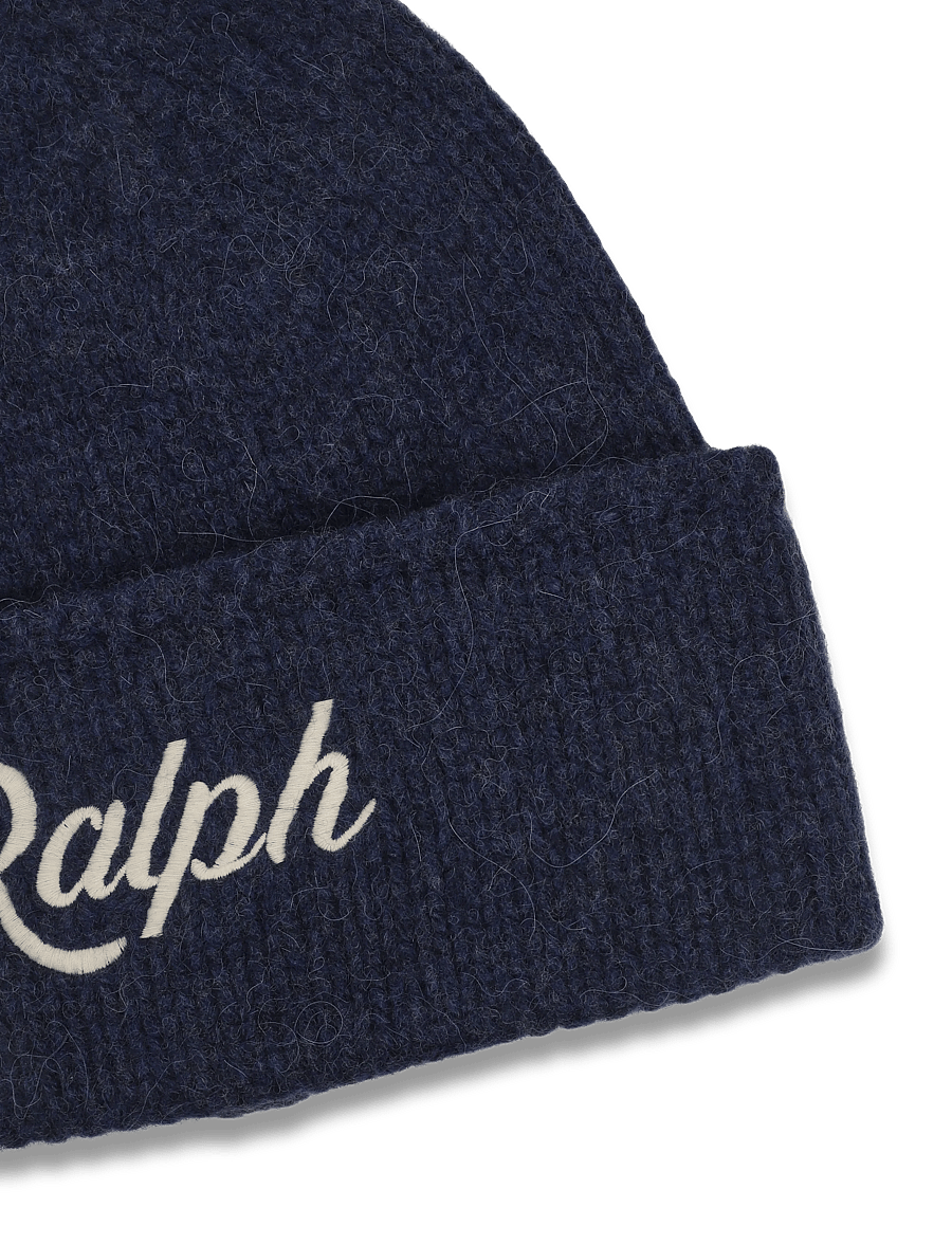 Polo Ralph Lauren - The Ralph Logo Wool-Alpaca Beanie - nach anlass kaufen - newport navy - 2