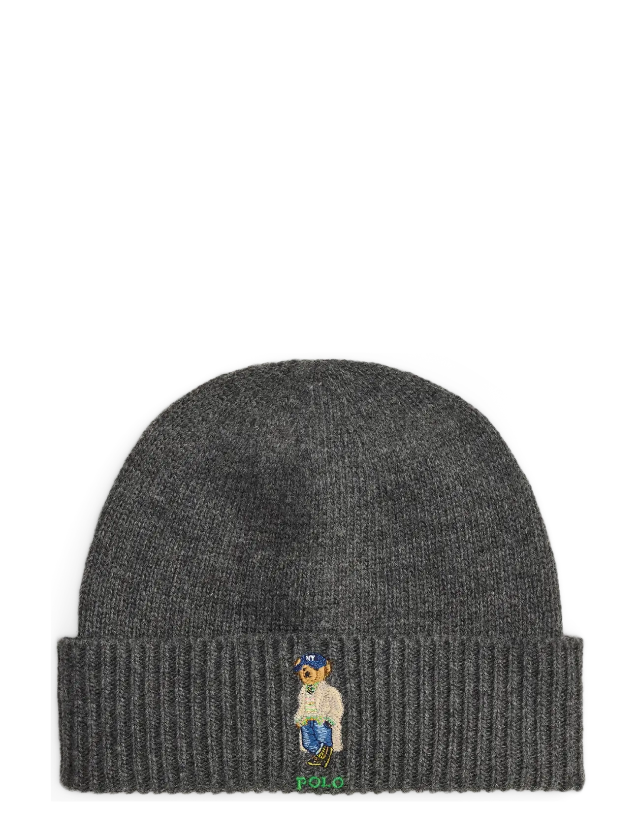 Polo Ralph Lauren Polo Bear Beanie - Czapki i Kapelusze - BARCLAY HEATHER / grey