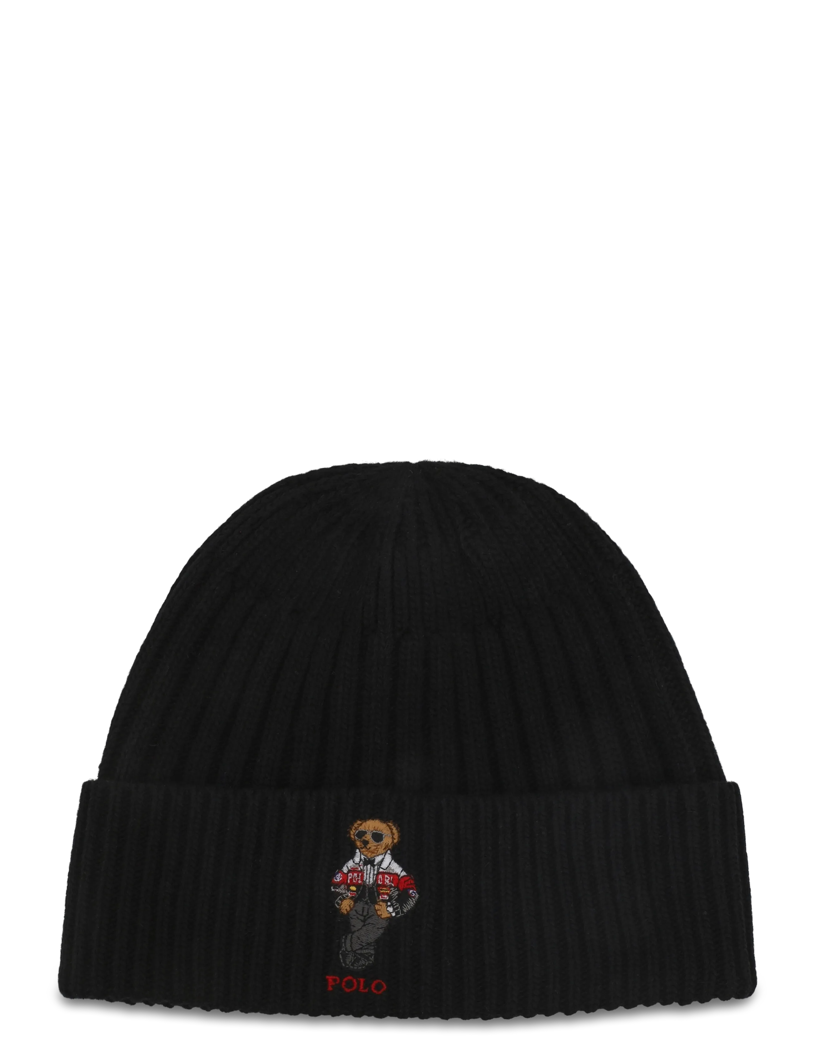 Polo Ralph Lauren Polo Bear Rib-Knit Beanie - Ralph Lauren - POLO BLACK / black