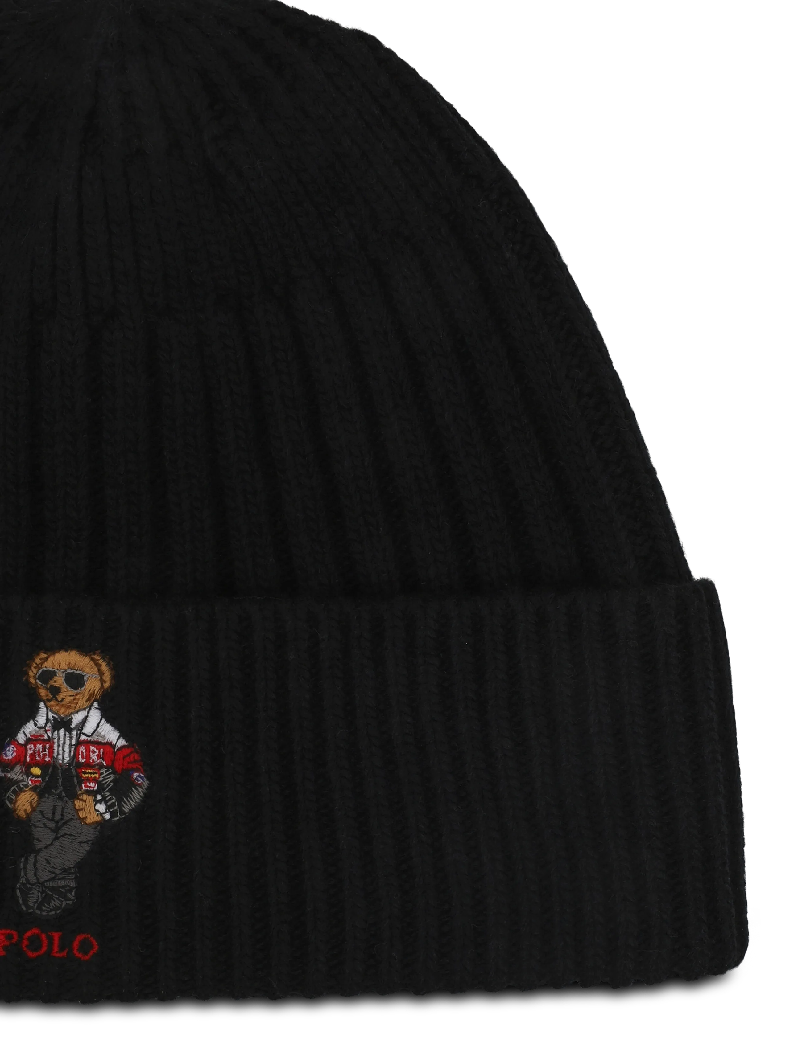 Polo Ralph Lauren - Polo Bear Rib-Knit Beanie - shop by occasion - polo black - 2