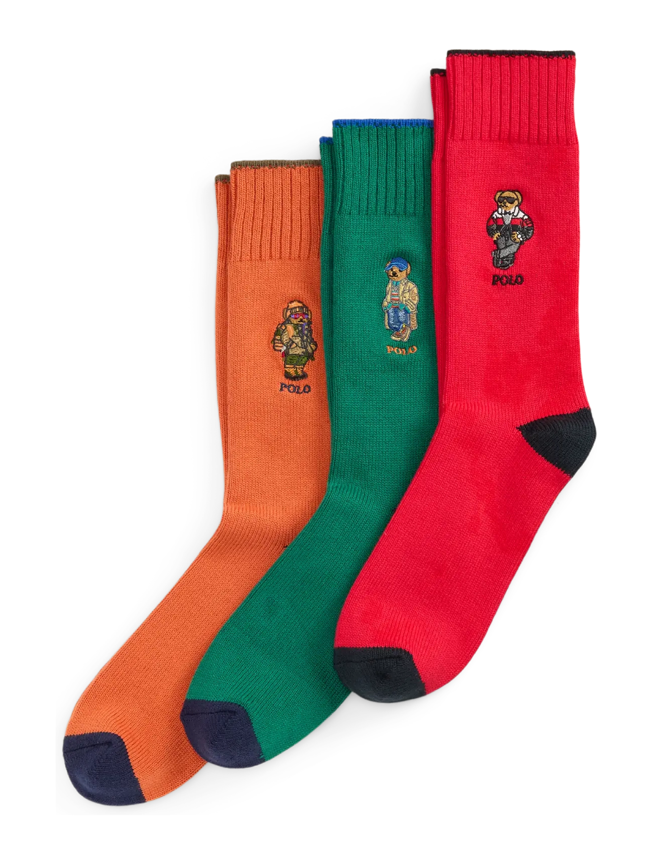 Polo Ralph Lauren Polo Bear Crew 3-Sock Gift Set - Neue Mode - MULTI / multi