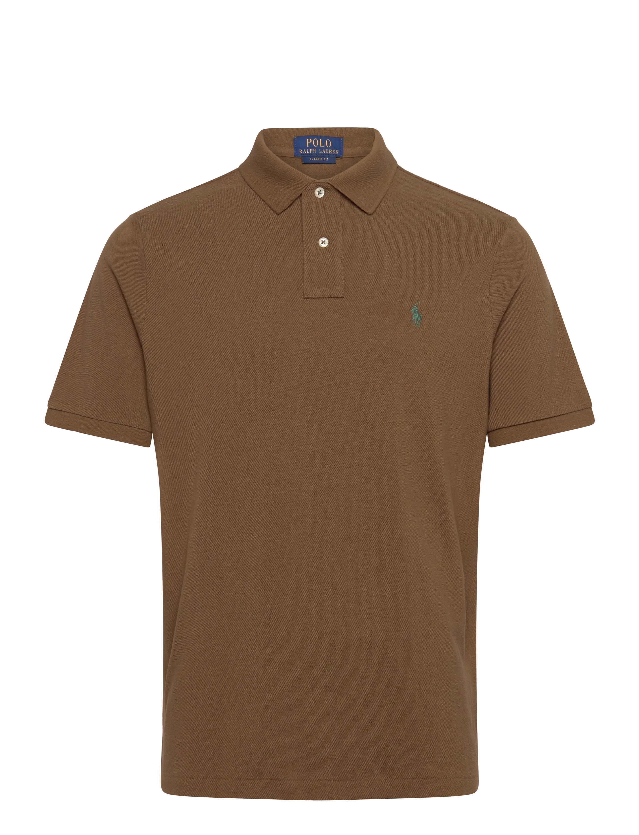 Polo Ralph Lauren The Iconic Mesh Polo Shirt - Kleidung - NATURE BROWN/C554 / brown