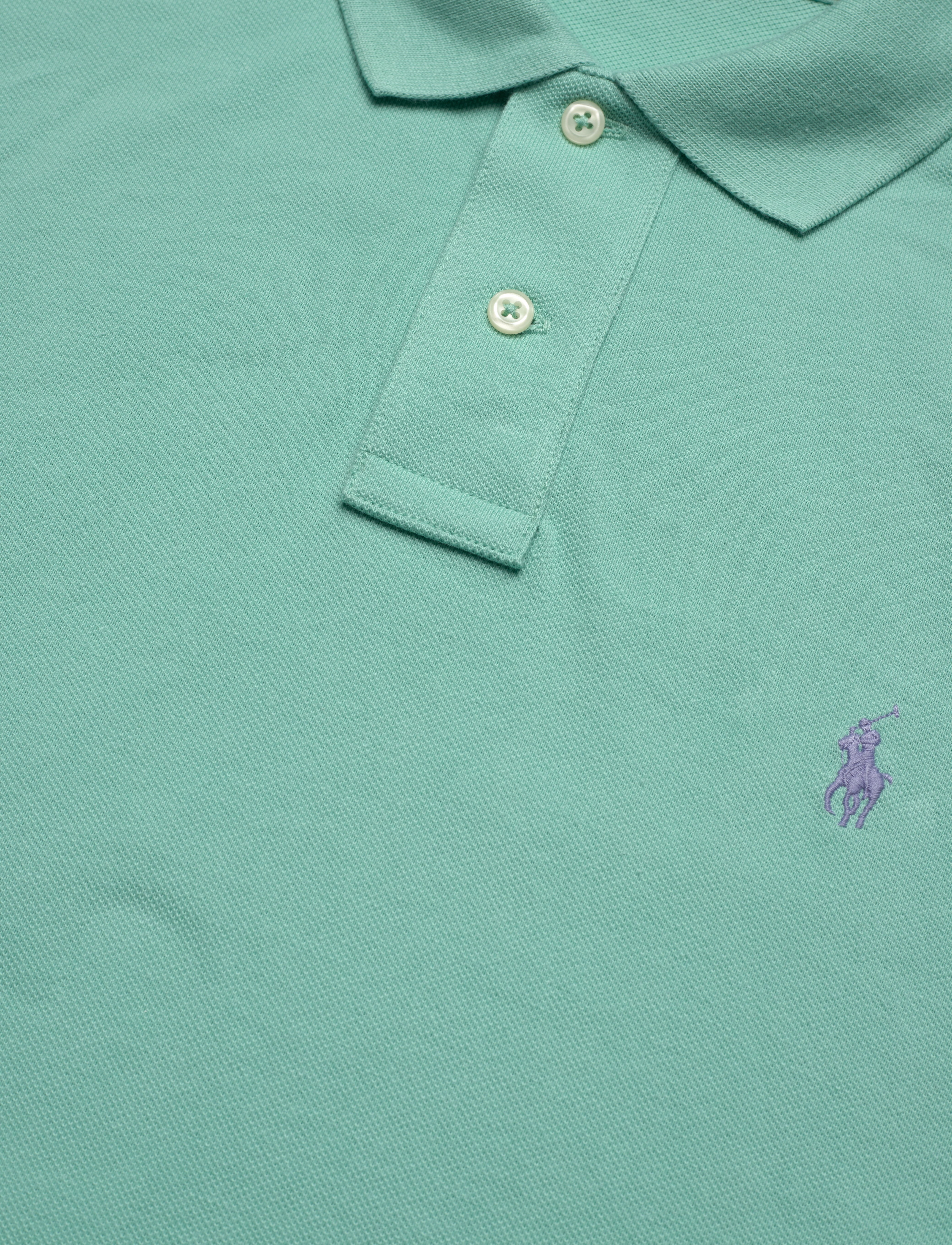 Polo Ralph Lauren - Slim Fit Mesh Polo Shirt - short-sleeved polos - celadon/c7215 - 2