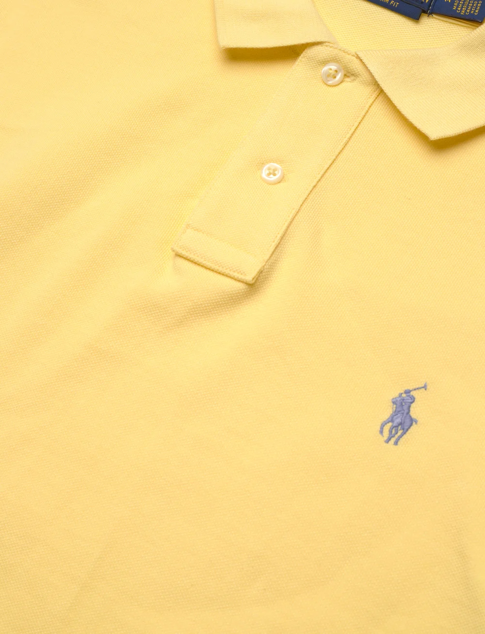 Polo Ralph Lauren - Slim Fit Mesh Polo Shirt - short-sleeved polos - resort gold/c7215 - 2