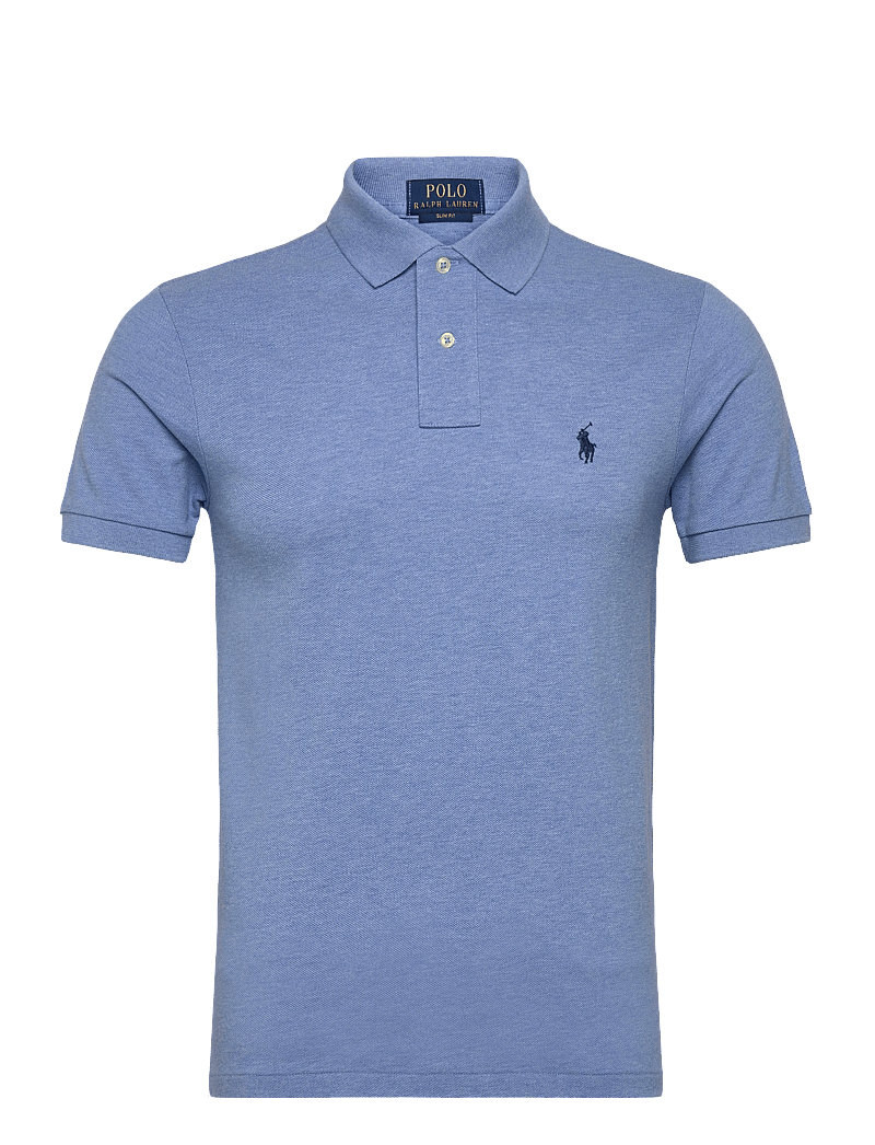 Polo Ralph Lauren - Slim Fit Mesh Polo Shirt - kurzärmelig - soft royal heathe - 0