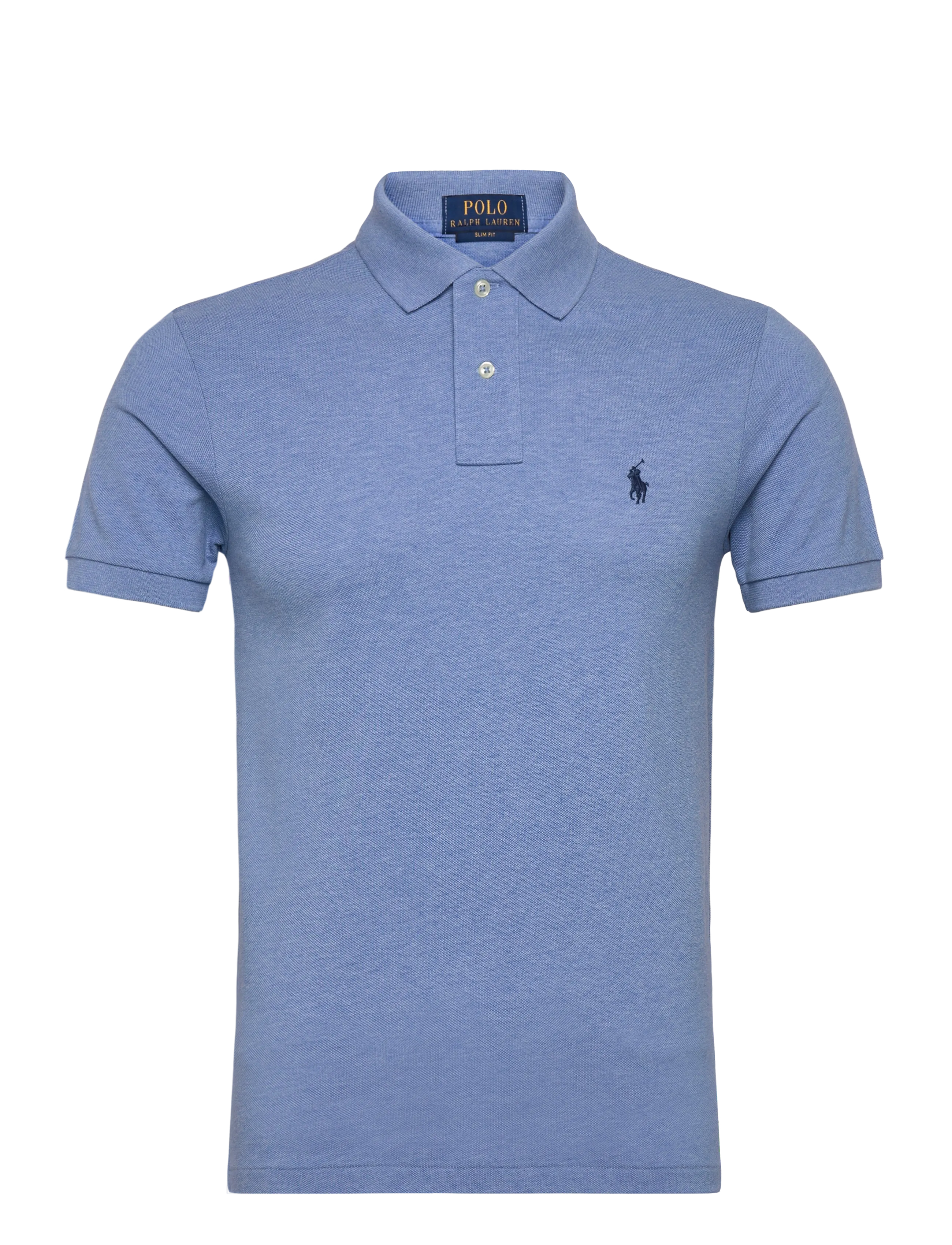 Polo Ralph Lauren - Slim Fit Mesh Polo Shirt - kortærmede poloer - soft royal heathe - 0