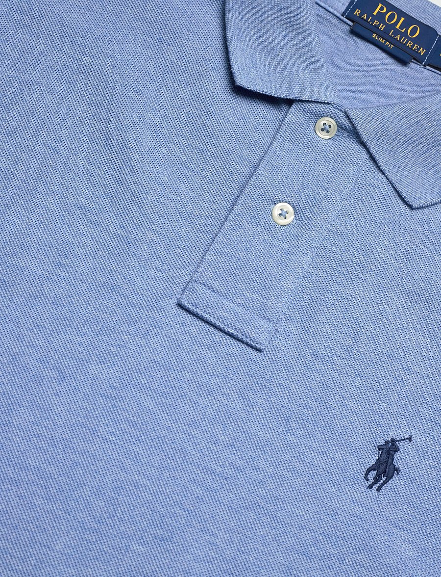 Polo Ralph Lauren - Slim Fit Mesh Polo Shirt - kortærmede poloer - soft royal heathe - 2