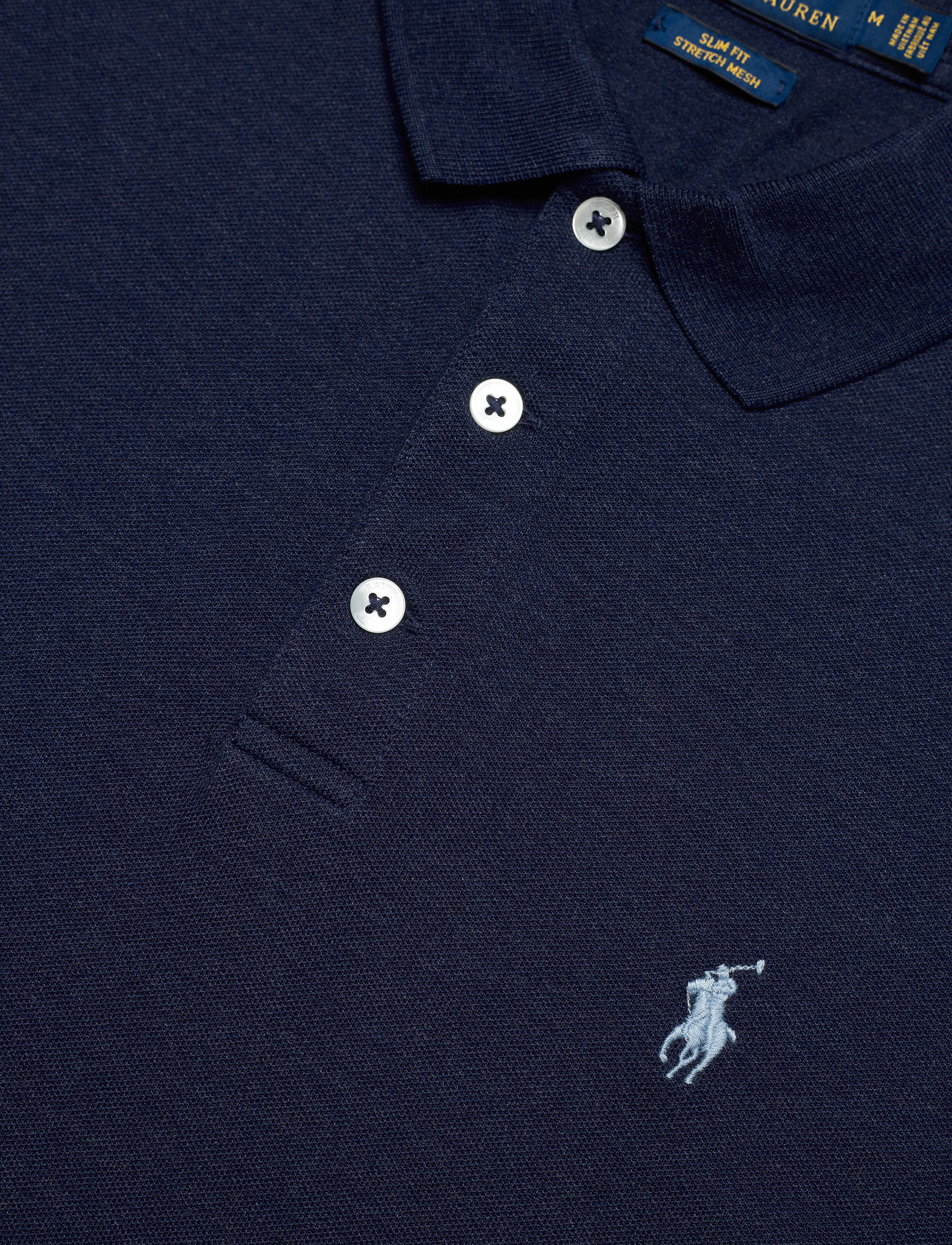 Polo Ralph Lauren - Slim Fit Stretch Mesh Polo Shirt - spring navy heath - 3