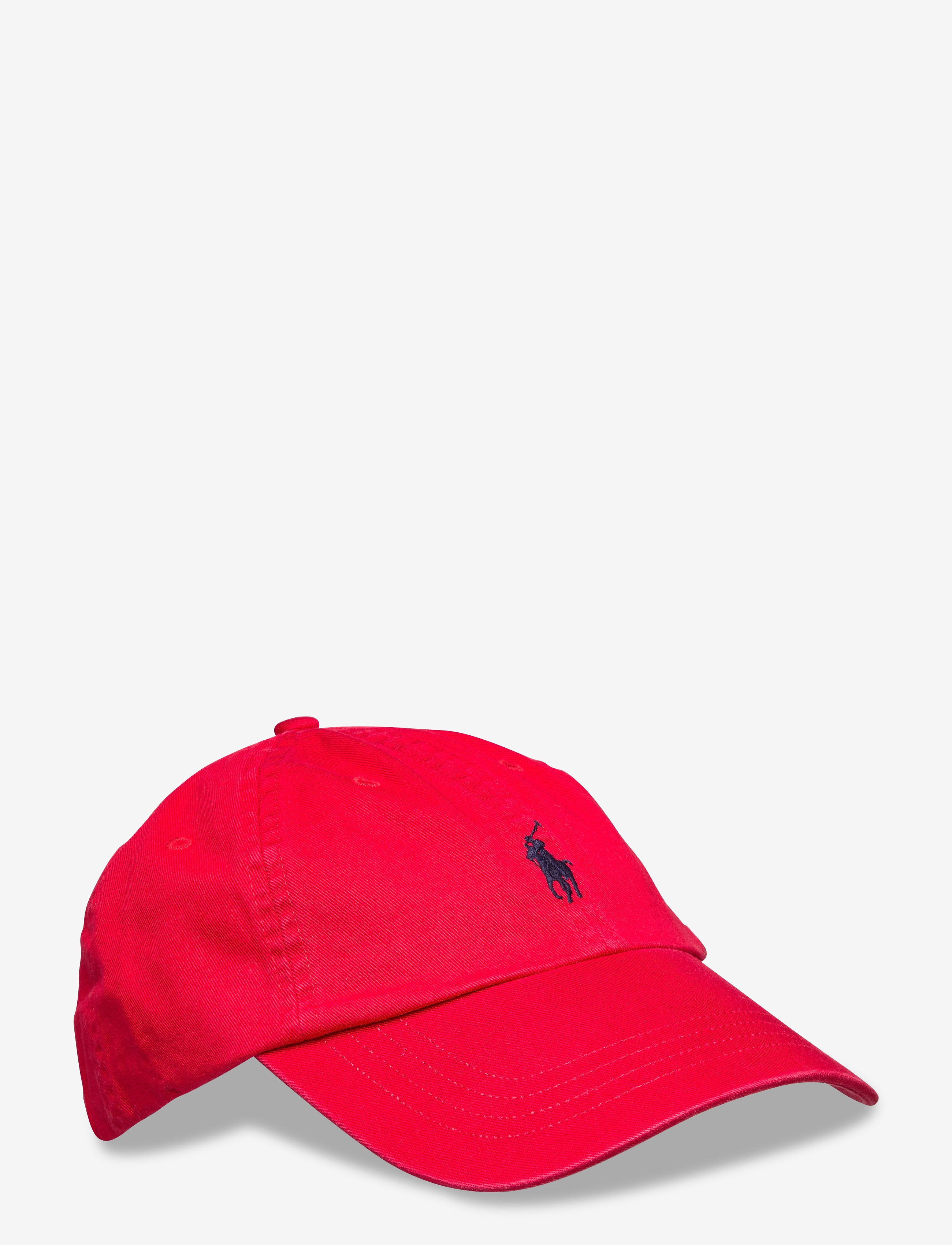 Polo Ralph Lauren The Iconic Cotton Chino Ball Cap, One Size, Headwear, Rot - Caps, Männerswear