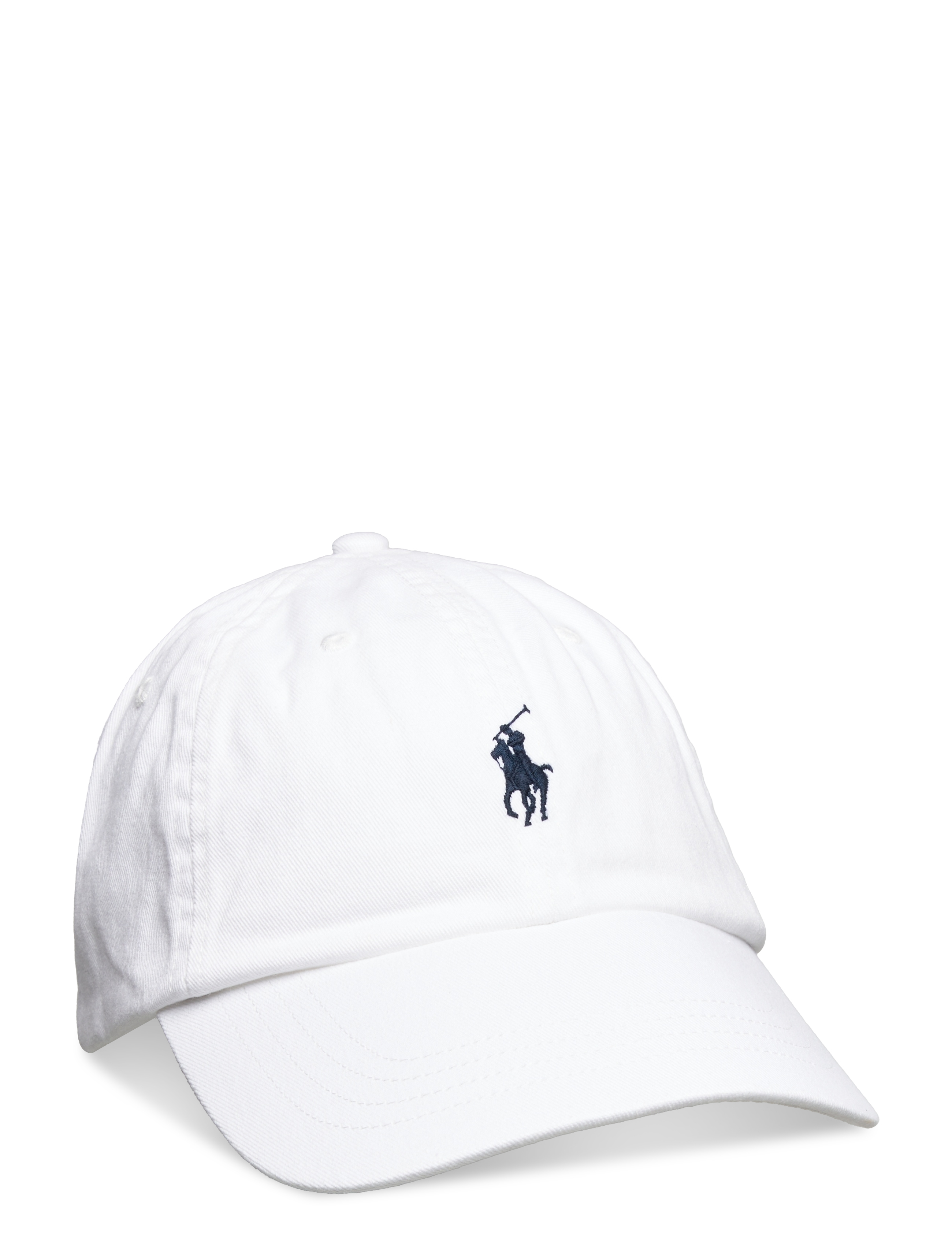 Polo Ralph Lauren The Iconic Cotton Chino Ball Cap - Hats & Caps - WHITE/ NEWPORT NA / white
