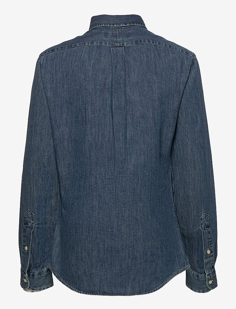 Polo Ralph Lauren - Slim Fit Oxford Shirt - denimowe koszulki - denim - 1