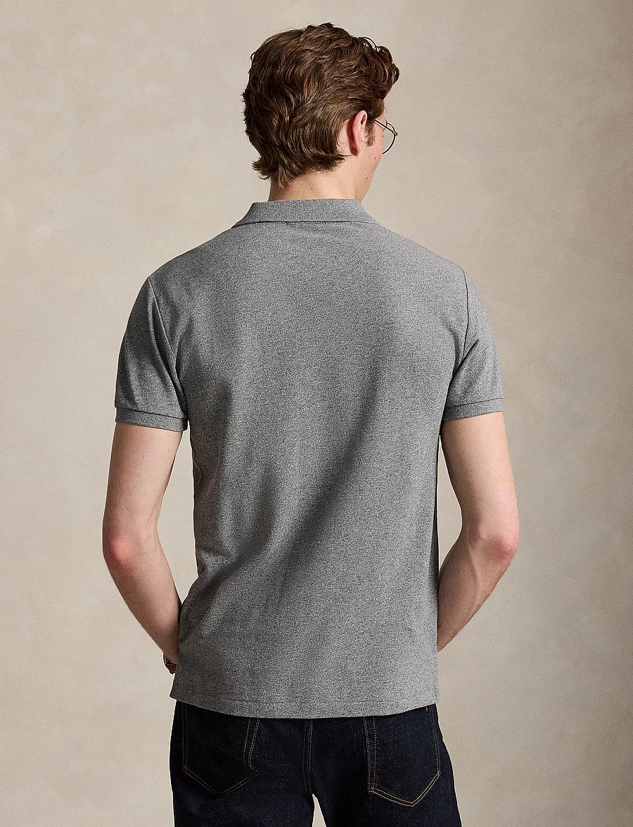 Polo Ralph Lauren - Slim Fit Mesh Polo Shirt - kurzärmelig - canterbury heathe - 3