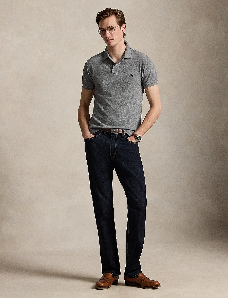 Polo Ralph Lauren - Slim Fit Mesh Polo Shirt - kurzärmelig - canterbury heathe - 5