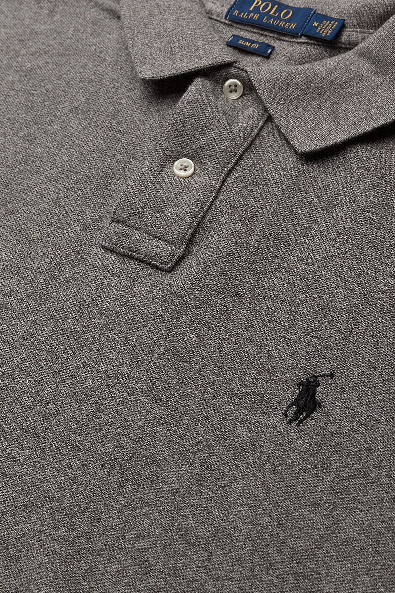 Polo Ralph Lauren - Slim Fit Mesh Polo Shirt - kurzärmelig - canterbury heathe - 5