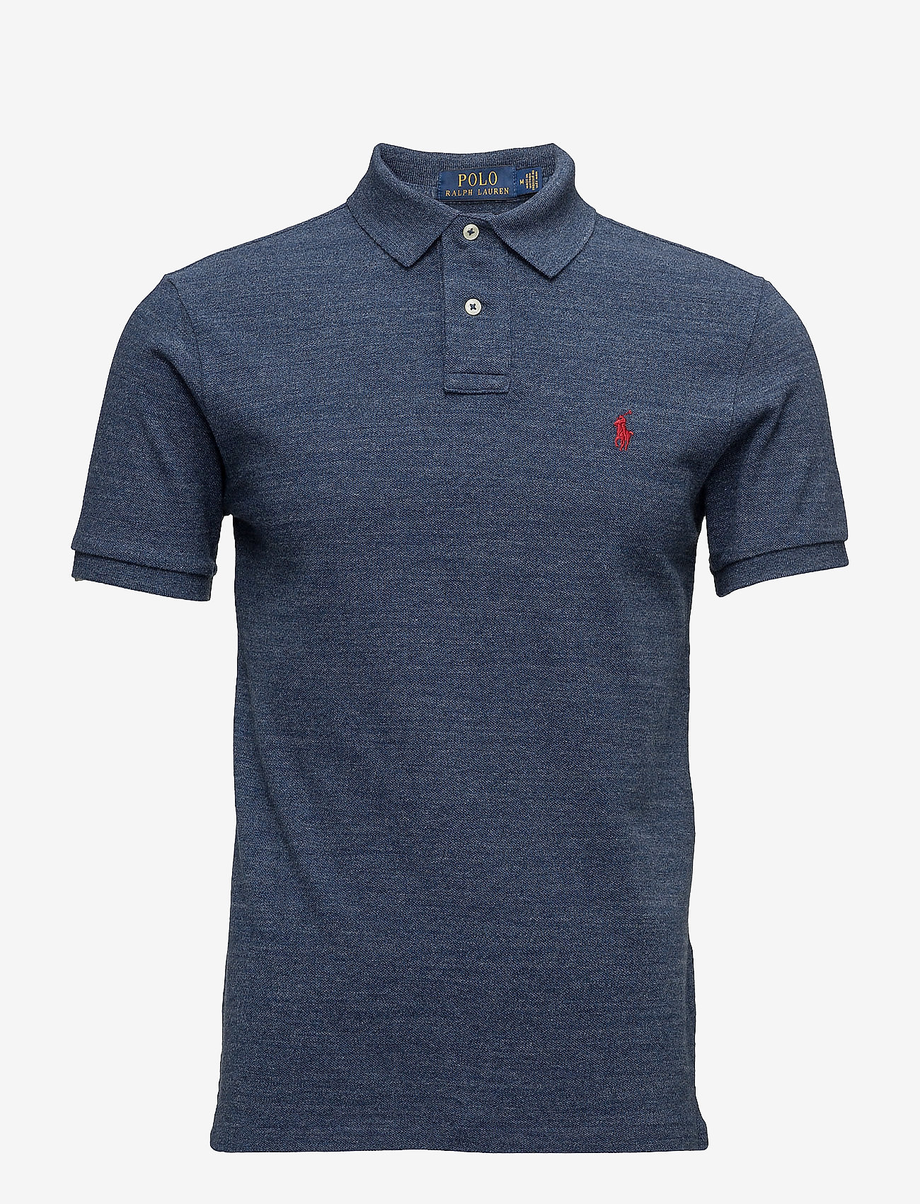 Slim Fit Mesh Polo Shirt - CLASSIC ROYAL HEA