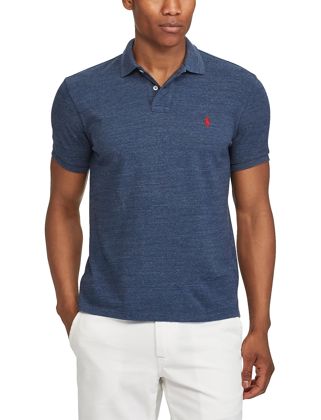 Polo Ralph Lauren Slim Fit Mesh Polo Shirt - Pavasara garderobe - CLASSIC ROYAL HEA / blue