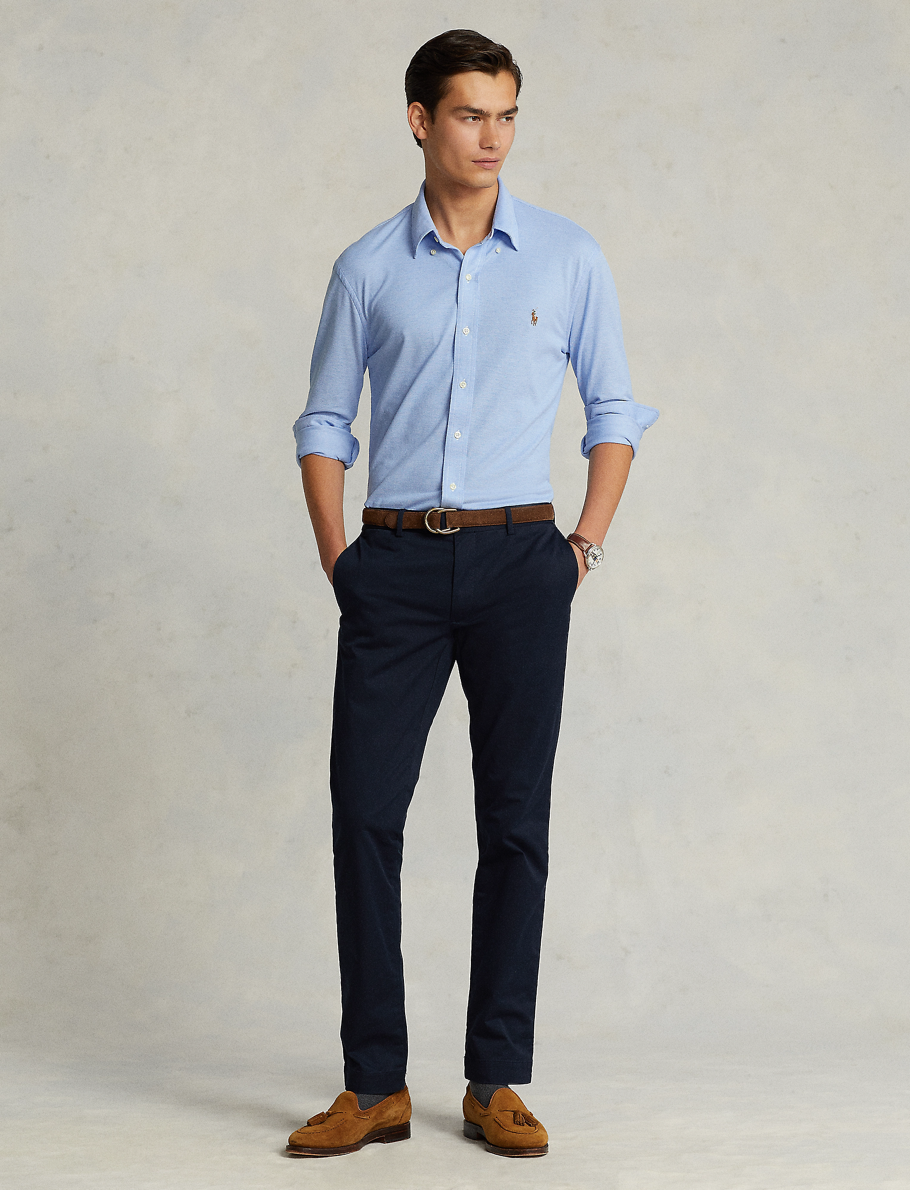Polo Ralph Lauren Stretch Slim Fit Chino Pant - Bukser - AVIATOR NAVY / navy