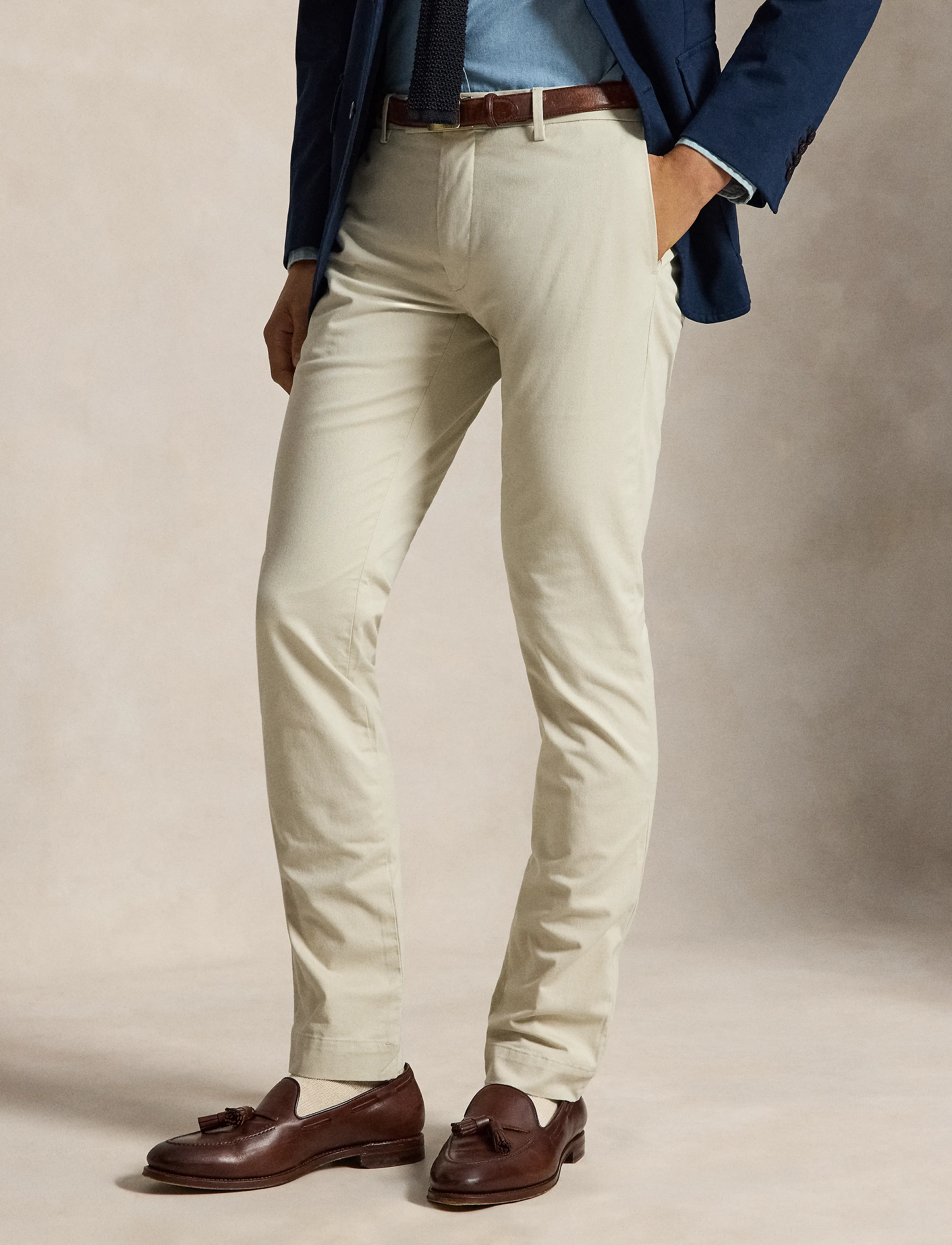 Polo Ralph Lauren Stretch Slim Fit Chino Pant - Kläder - BASIC SAND / cream
