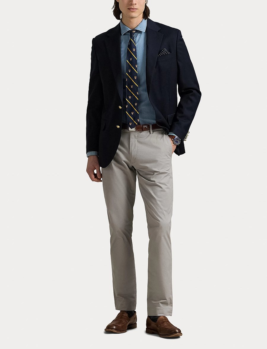 Polo Ralph Lauren - Stretch Slim Fit Chino Pant - chinos - grey fog - 4