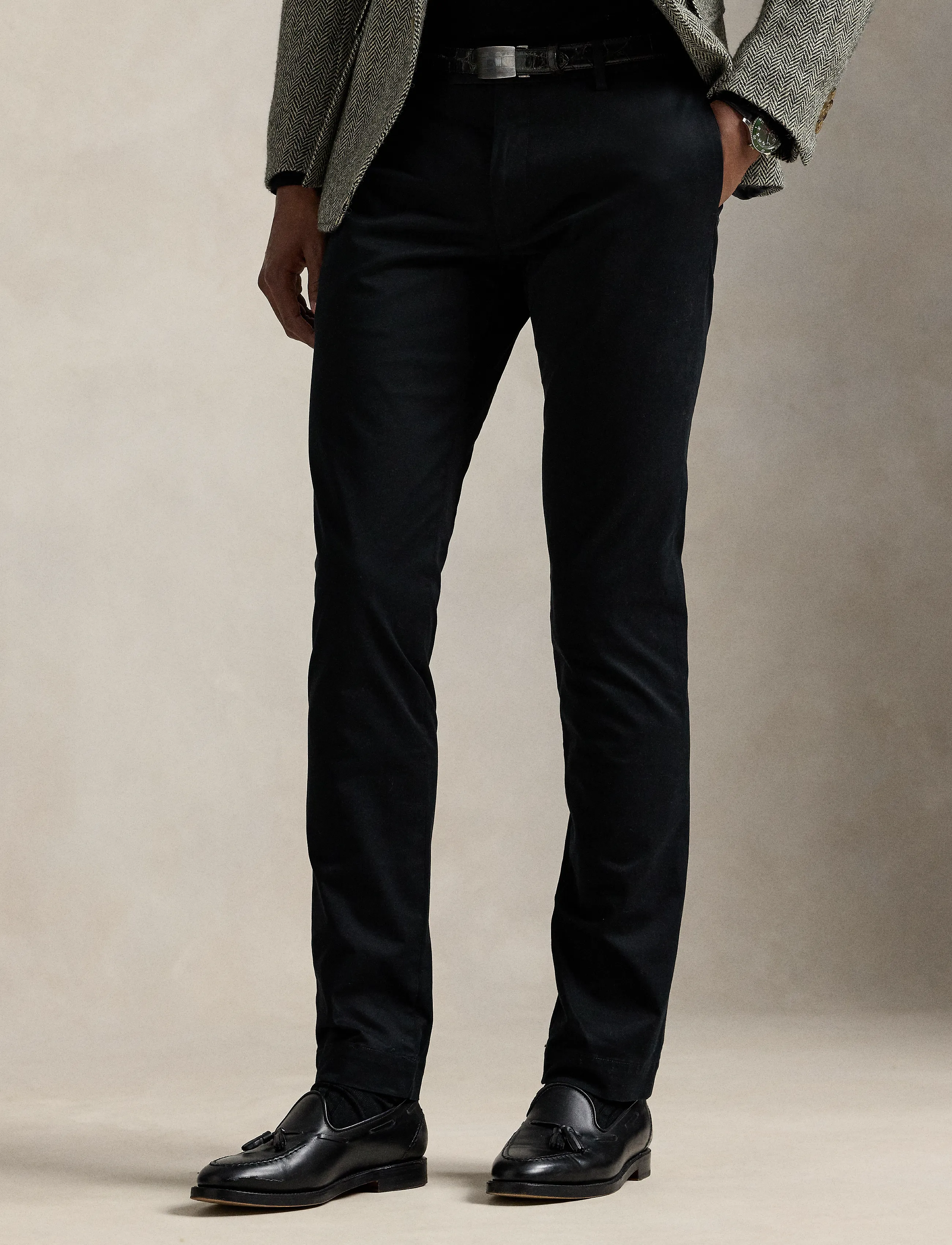 Polo Ralph Lauren Stretch Slim Fit Chino Pant - Chino's - POLO BLACK / black