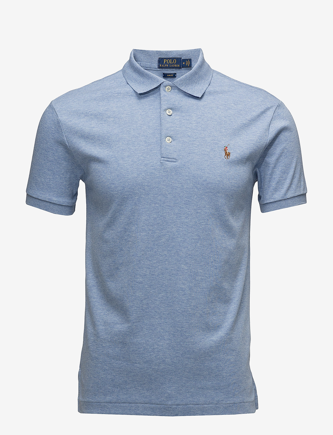 Polo Ralph Lauren - Slim Fit Soft Cotton Polo Shirt - jamaica heather - 0