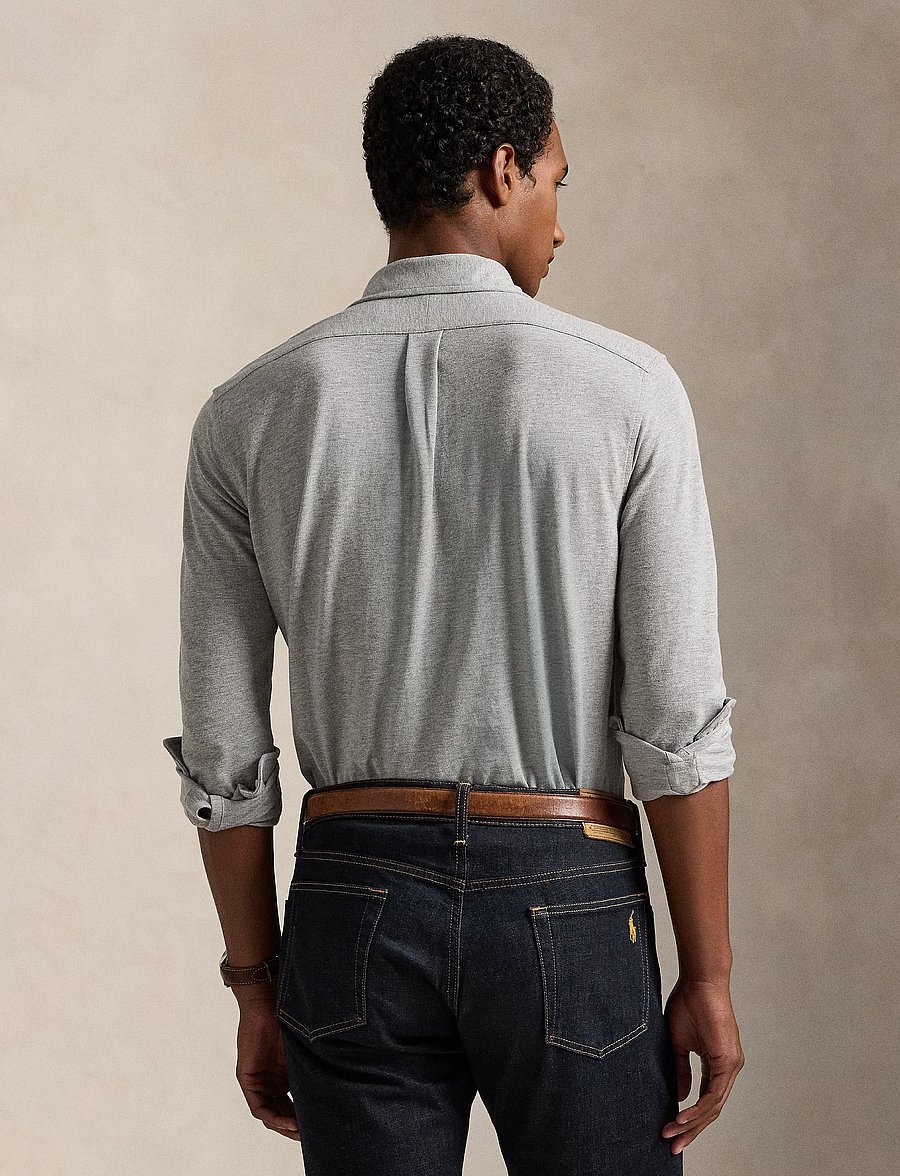 Polo Ralph Lauren - FEATHERWEIGHT MESH-LSL-KNT - oxford skjorter - andover heather - 2