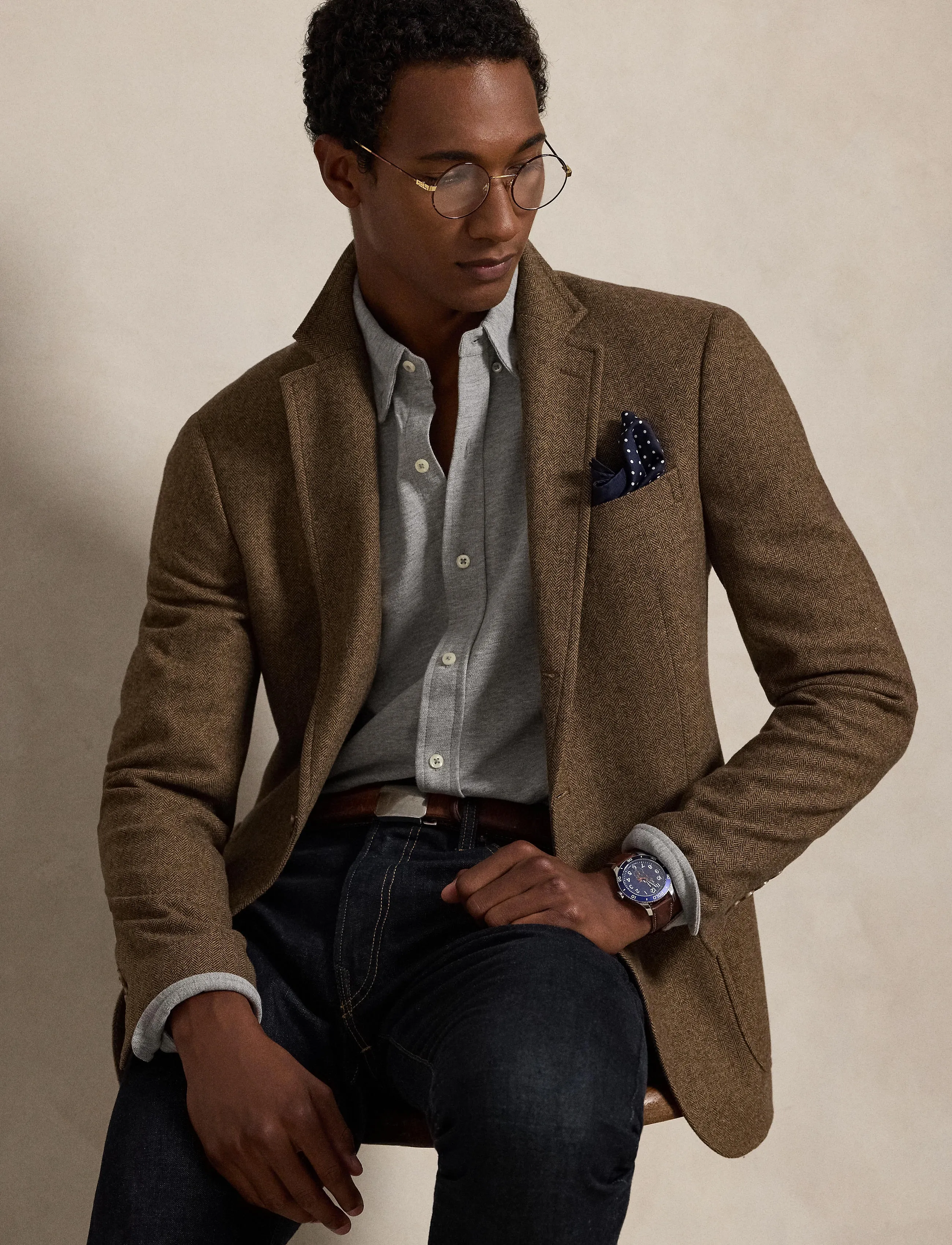 Polo Ralph Lauren - FEATHERWEIGHT MESH-LSL-KNT - oxford skjorter - andover heather - 5