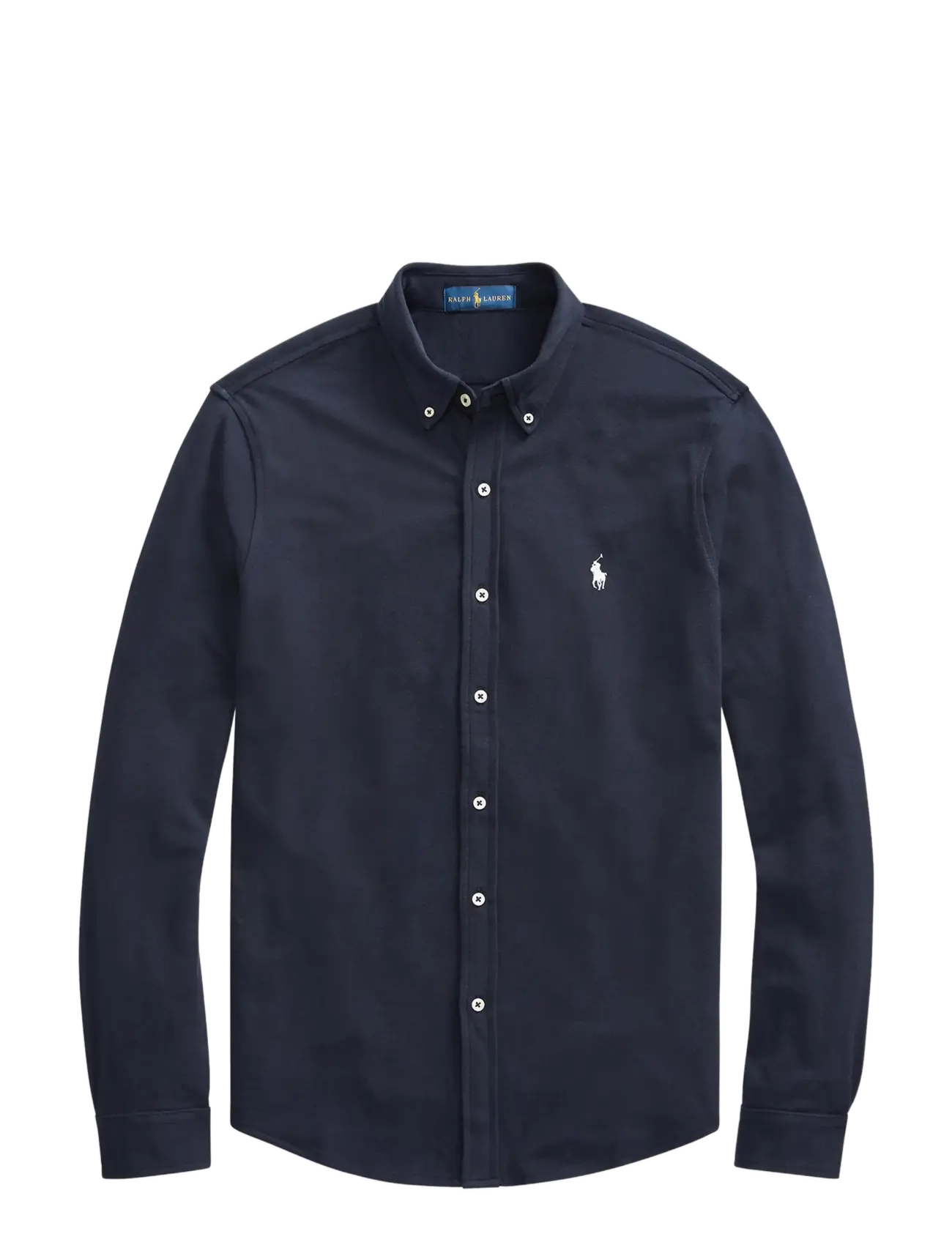 Polo Ralph Lauren - FEATHERWEIGHT MESH-LSL-KNT - oxford skjorter - aviator navy - 1