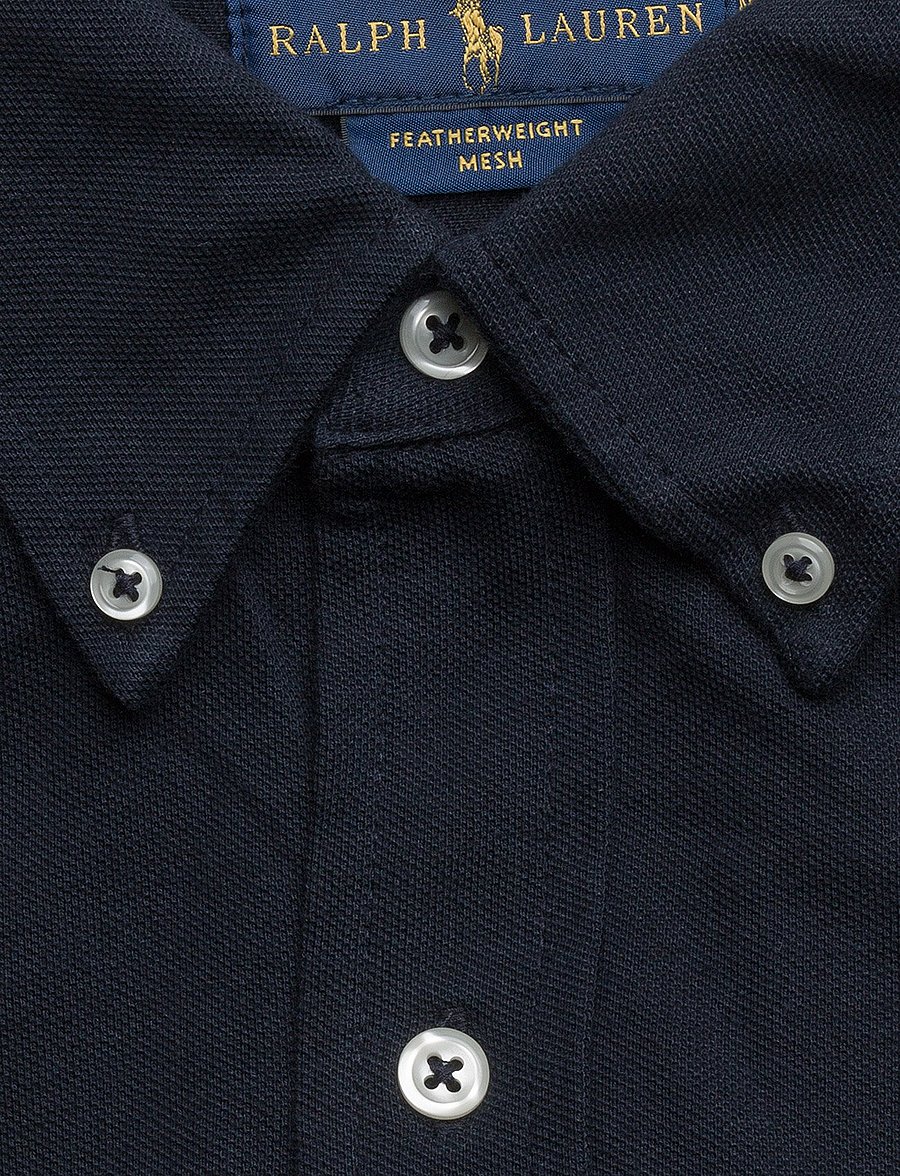 Polo Ralph Lauren - Featherweight Mesh Shirt - oxford skjorter - aviator navy - 5