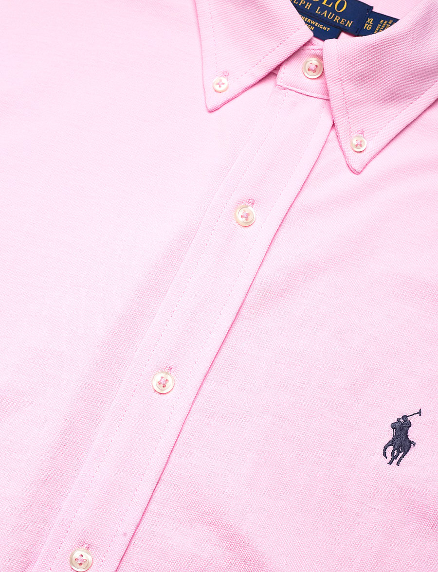 Polo Ralph Lauren - FEATHERWEIGHT MESH-LSL-KNT - oxford skjorter - carmel pink/c7952 - 4