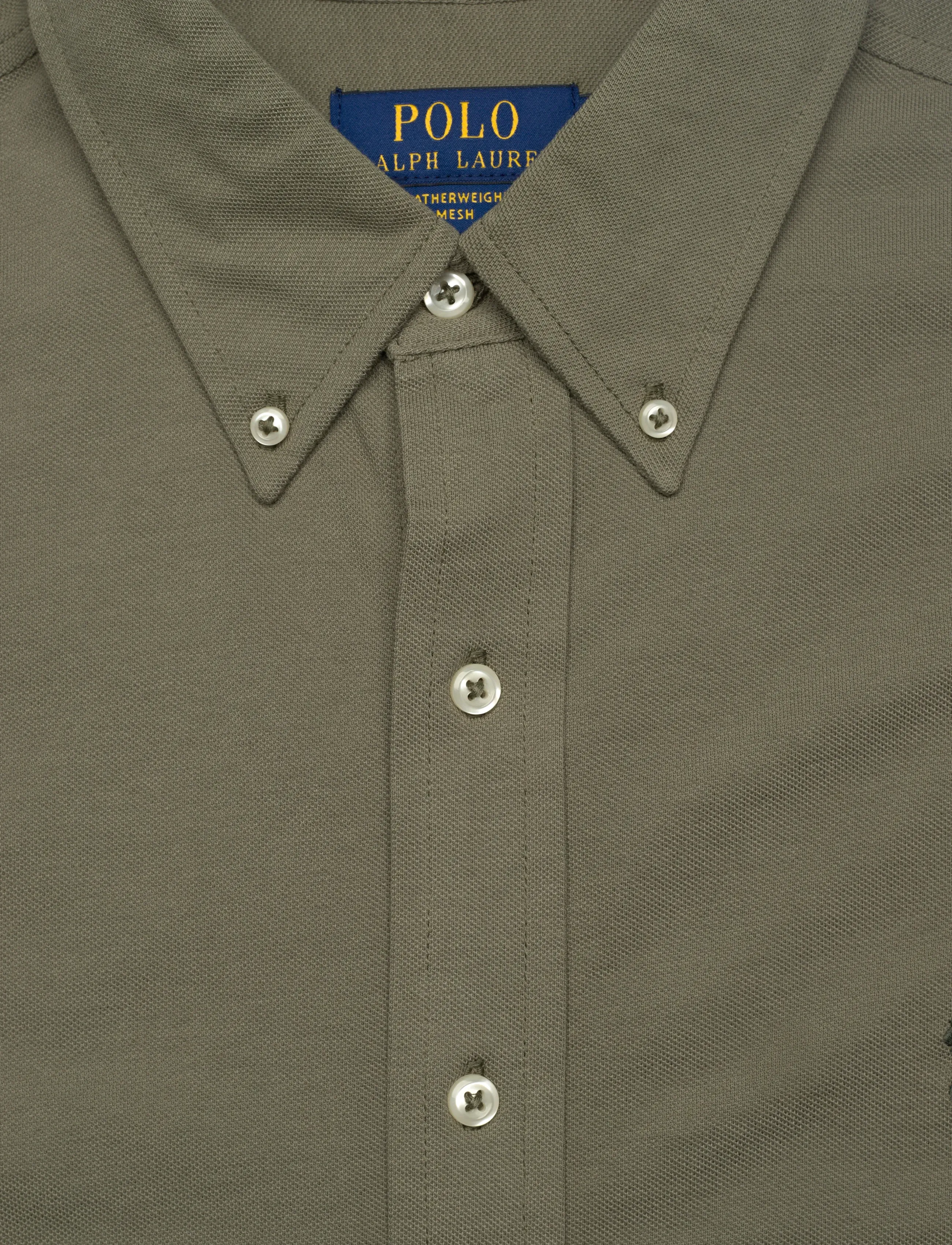 Polo Ralph Lauren - Featherweight Mesh Shirt - cruise olive/c059 - 2