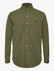 Polo Ralph Lauren - Featherweight Mesh Shirt - oxford shirts - dark sage/c9760 - 0