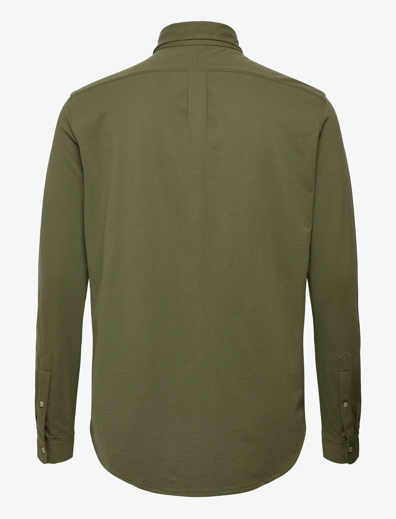 Polo Ralph Lauren - FEATHERWEIGHT MESH-LSL-KNT - oxford shirts - dark sage/c9760 - 1